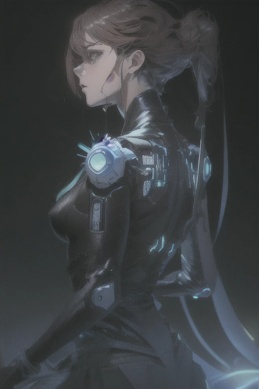 ((La mejor calidad)), ((obra maestra)), (muy detallado:1.3), ...............................................................................................................................................3D, Beautiful (cyberpunk:1.3) Mujer hacker, peinado corto,pelo corto, Volver al visor, cabello grueso, Terminal de ordenador operativo, Pantalla montada en la cabeza, computer server, Pantalla LCD, fiber optic cable, Logotipo de la empresa, HDR (High Dymanic Range), Trazado de rayos, NVIDIA RTX, Super resolution, Irreal 5, Subsoil Scatter, Textura PBR, Post-procesamiento, Anisotropic filtering, profundidad de campo, maximum sharpness and sharpness, Texturas multicapa, Albedo y Highlight Maps, Sombreado de superficies, Accurate simulation of light-material interactions, proporciones perfectas, Renderizado de octanaje, duotone lighting, ISO bajo, balance de blancos, Regla de los tercios, amplia apertura, 8K RAW, efficient sub-pixels, sub-pixel convolution, glow particles, dynamic pose
