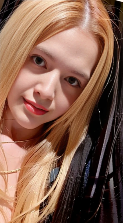 A stunning girl with long white hair, fair skin, and red eyes, in a forest with cinematic film lighting, dark and low-lit. She is wearing a white dress with golden hues, her eyes focused, looking at the viewer. Her skin is fair, her face delicate and flawless, a masterpiece, a work of art of the highest quality. The image is an incredibly detailed 8K CG wallpaper, with artistic cinematic lighting and film-like tones with a neutral filter, (full body shot),