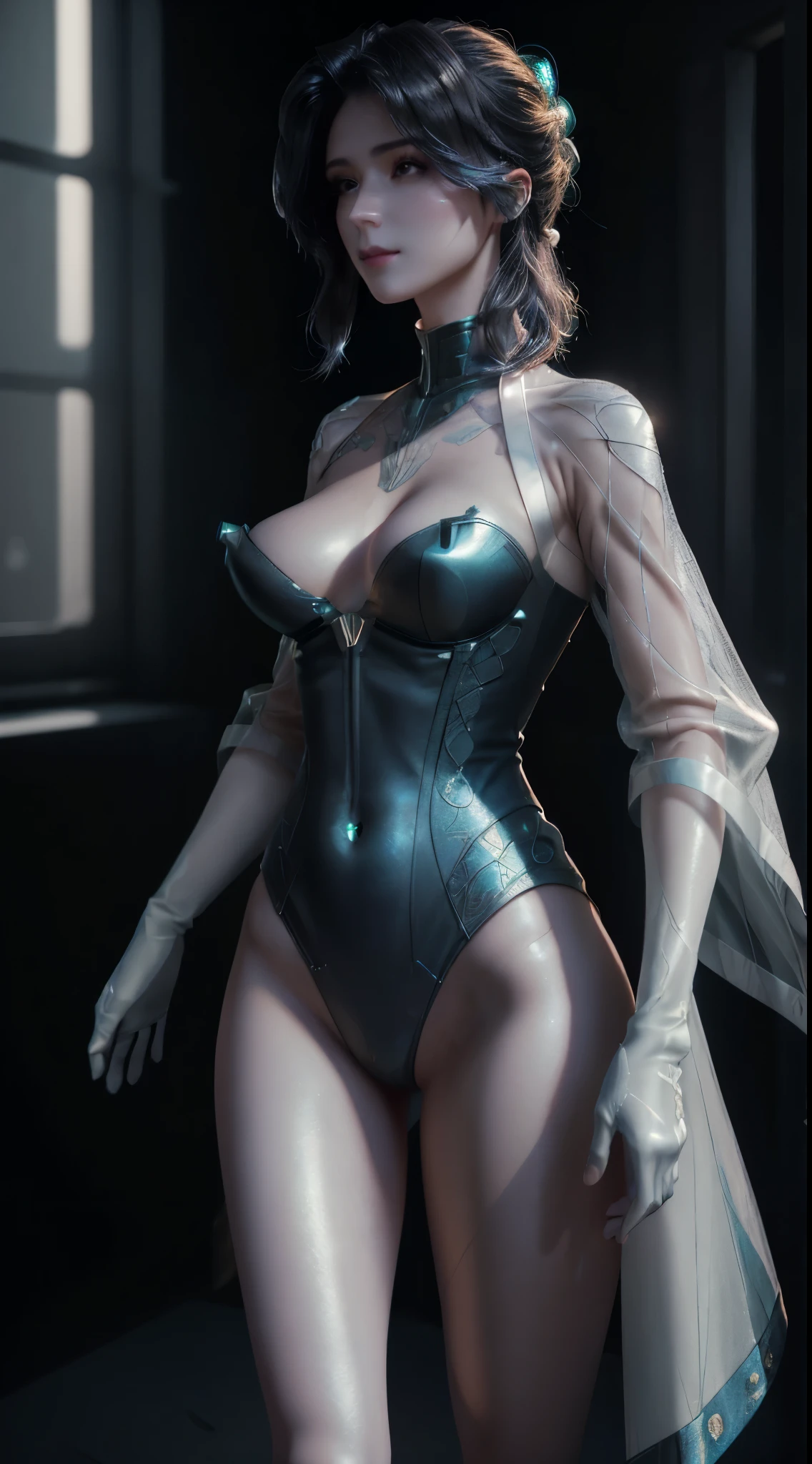 ((Best quality)), ((masterpiece)), (highly detailed:1.3), 3D,Shitu-mecha, beautiful cyberpunk women with her mecha in the ruins of city from a forgoten war, ancient technology,HDR (High Dynamic Range),Ray Tracing,NVIDIA RTX,Super-Resolution,Unreal 5,Subsurface scattering,PBR Texturing,Post-processing,Anisotropic Filtering,Depth-of-field,Maximum clarity and sharpness,Multi-layered textures,Albedo and Specular maps,Surface shading,Accurate simulation of light-material interaction,Perfect proportions,Octane Render,Two-tone lighting,Low ISO,White balance,Rule of thirds,Wide aperature,8K RAW,Efficient Sub-Pixel,sub-pixel convolution,luminescent particles,light scattering,Tyndall effect