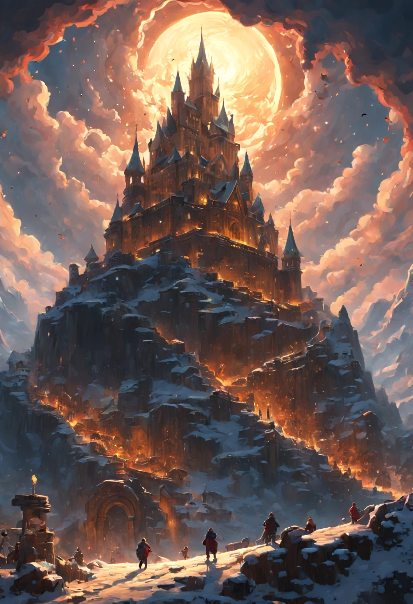 Christmas Stickers, by Noah Bradley, intricate, (masterpiece, Representative work, official art, Professional, unity 8k wallpaper:1.3)