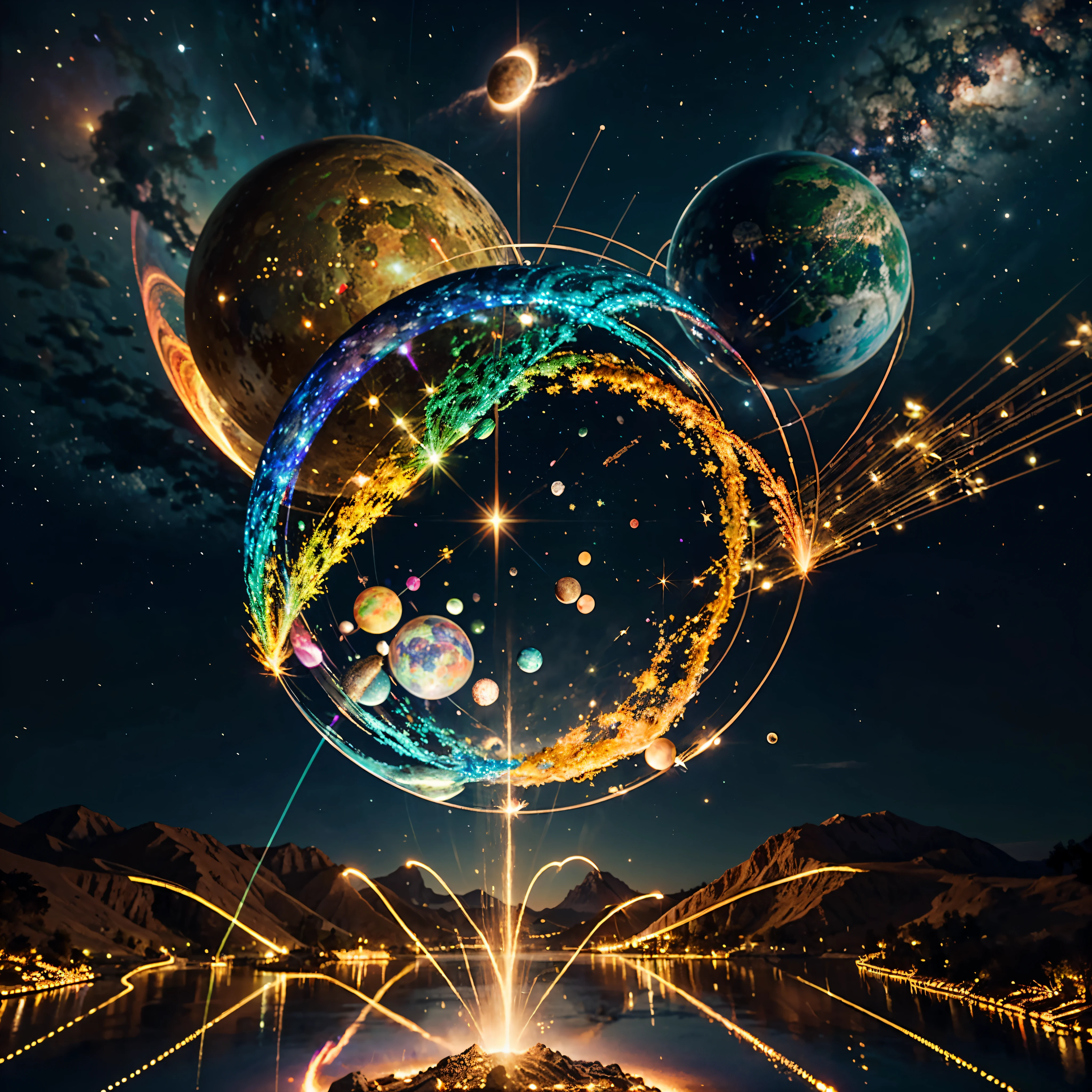 Astronaut:1.4 New Chat 2023-12-22 00:22:57 From the atom to the galaxy 2023-12-22 00:23:59 The universe is made up of a huge variety of objects, from the smallest atom to the largest galaxies. Atoms are the basic units of matter. They are composed of a central nucleus, which contains protons and neutrons, surrounded by electrons orbiting around it. Atoms combine to form molecules and compounds, which are the basis of chemistry and life. The molecules, in turn, combine to form cells, which are the basic units of life. Cells organize themselves into tissues, organs, and systems, forming the human body and that of other animals and plants. In addition, there are other subatomic particles, such as quarks and leptons, that are studied in particle physics. As we move away from the subatomic world, we encounter the planets and stars. Our solar is made up of the Sun, planets, asteroids, comets, and other objects. Stars, in turn, cluster into galaxies, which are huge structures containing billions of stars, as well as nebulae, star clusters, and black holes. The entire universe is filled with galaxies that cluster into superclusters and form a vast cosmic web. And there's still so much more to discover and explore beyond what we know to date masterpiece meticulously intricate ultra_high-details extreme improved ultra_high-quality ultra_high-res ultra_photo-realistic optimal ultra_sharpness perfection accurate volumetric Lightning contrast global illumination cgi vfx sfx reflex Octane_rendered ultra_high-def UHD XT3 DSLR HDR romm rgb pbr 3dcg fxaa blu-ray vivid colors-coded anti-aliasing fkaa txaa rtx ssao opengl-shaders glsl-shaders post-processing post-production cell-shading tone-mapping ❤luminescence Heart glow hearth Crystalline earth radiant varies multi etc. --v 5.2 --s 1000 --c 20 --q 20