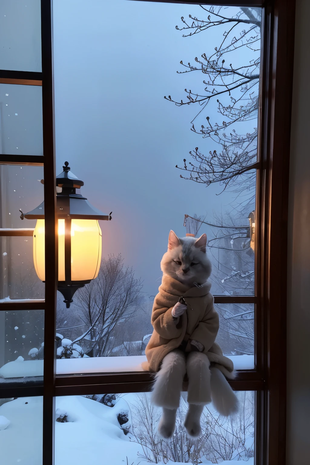 [poems]
In the silence of the night, when it snows、i sit by the window, The melody of the bell that sees everything, Thymin in the air, peaceful and soft, Like a whispered prayer (ohwx、Let's see)

[Chorus]
winter bell, they're It sounds very calm (It sounds very calm)
bring joy and peace, It&#39;s time to remember (ohwx、ohwx、ohwx)
The chimes carry me to Quiet place (Quiet place)
Where love and unity fill the scene