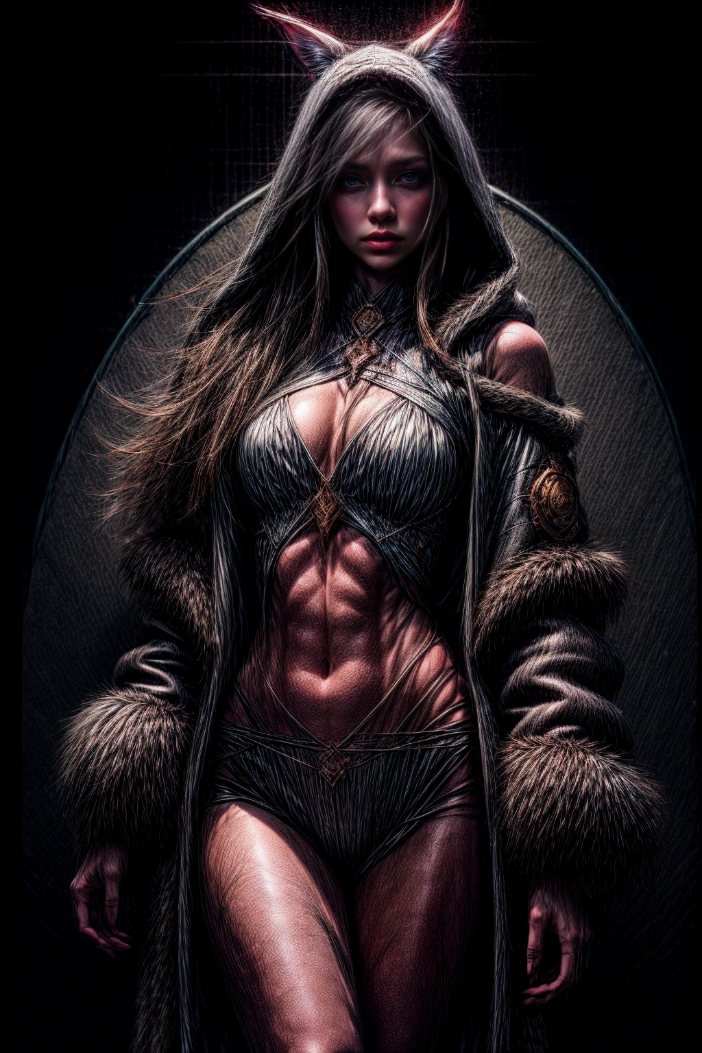 Freya Frostfang: A skilled archer and huntress, known for her icy demeanor and precision.