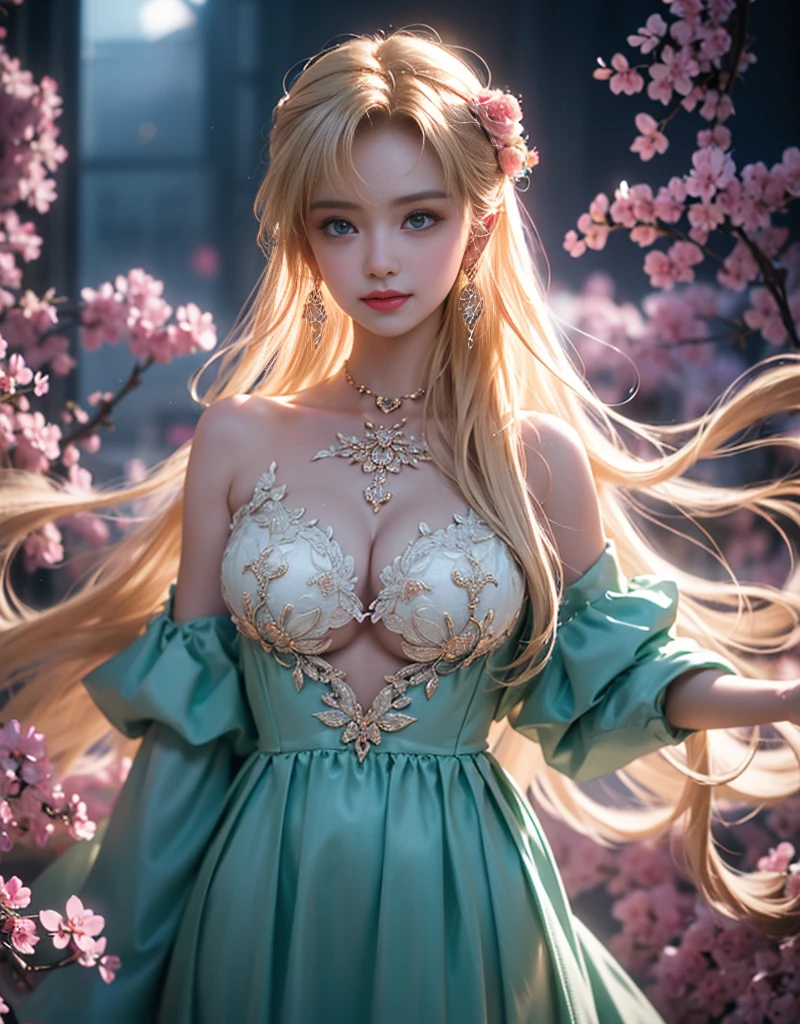 tmasterpiece,Highest image quality,super detailing,Best quality ,Extremely Delicately Beautiful, Very meticulous,Best quality, offcial art, extremely detaild的 CG unified 8k wallpapers, portrait photo of an, The most beautiful look,blond hair blue eyes,Radiant skin and radiant eyes:1.1), pretty skin,(Detailed lighting:1.2), (Beautiful and detailed light:1.3), deep understanding, beautiful nude color, iintricate, digitial painting, smooth private parts, Focus sharp, The end of the world, Epic reality,looking at the camera in, (HighDynamicRange:1.4),facing at the camera, (pastel colour:1.4), Beautiful big breasts,The end of the world的, giving up, com cores neutras, natta, Screen space refraction, (Complicated details, ultra - detailed:1.3), art stations, Cinema lenses, vignet, the complex background, buliding,Enchanted smile,face flushed,the shy,detailed back ground,(Dream catcher earrings in various colorlack in color,white colors,in pink,purpleish color,red colour,blue colors,orange colors,green color,cyan colors,,),sexy and sultry,(The kinky is exposed,Camel toes,Combed through the dark and thick hair,),The sexiest look,Peach Milk Tea Smooth Velvet Versailles Dress,
