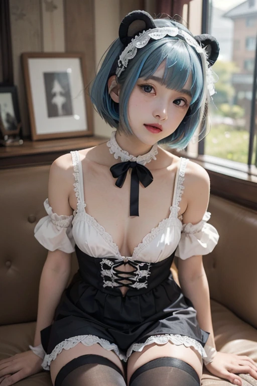 Dildo play while looking at me、Eyes are bilaterally symmetrical、There is no discomfort in the eyes either.、Looking at me and immersing myself in sexual pleasure、seducing you to have sex、Face that looks like you've had sex、Rei Ayanami、Light blue short bob、healthy and plump cheeks、A delicate 18-year-old with fair skin and small breasts.、A cute gothic ta style bear ear costume with small ribbons, frills and lace.、tights、Sex begging spread legs、The nipples are lightly pigmented and look delicious、My nipples are so erect that I can produce milk、Red Color Contact Lenses