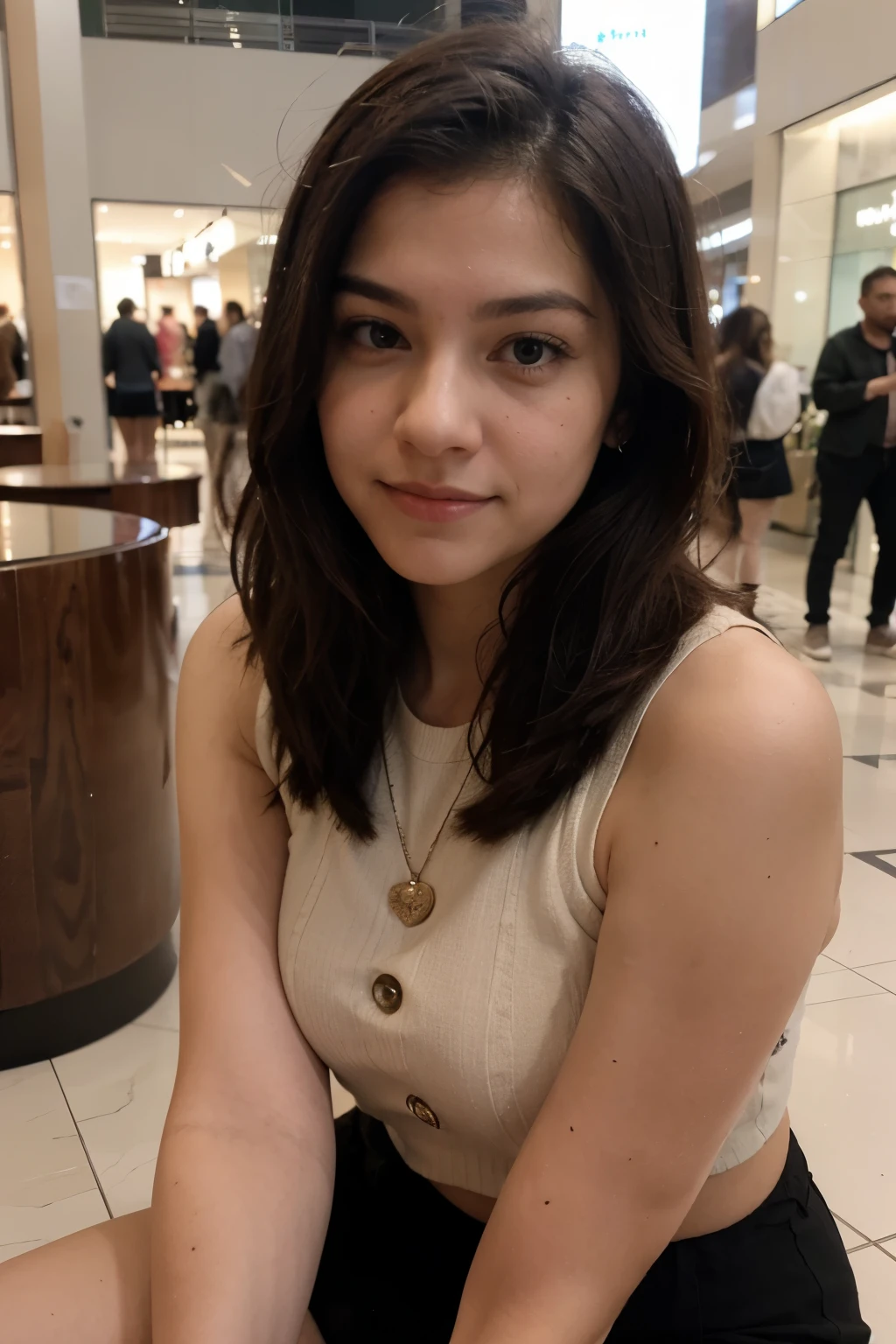 selfy at mall