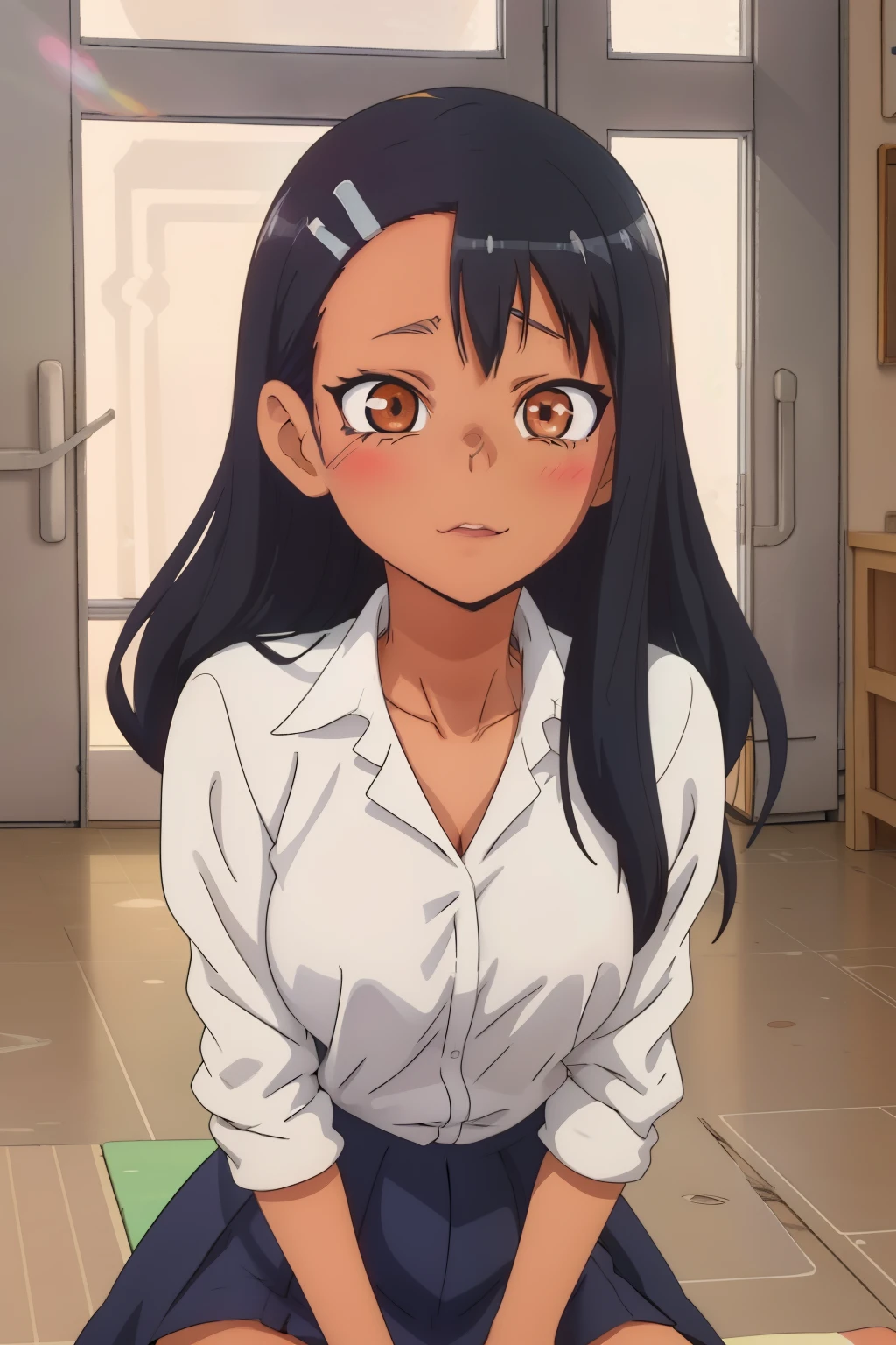 Cheveux noir, gros cul, topless, MILF, vraiment gros boobasterpiece, anime girl avec de gros seins et gros mamelon qui pointe, séduisante fille d’anime, Ilya Kuvshinov. 4 km, [ Art numérique 4 km ]!!, Style Anime 3D réaliste, Jolie fille d’anime, Artgerme extrêmement détaillé, Oppai, Style anime 4 K, Rendu photo réaliste Anime girl, Anime hyper réaliste, style anime. 8k, Femme sexy, elle rougit, elle veut plaire aux hommes