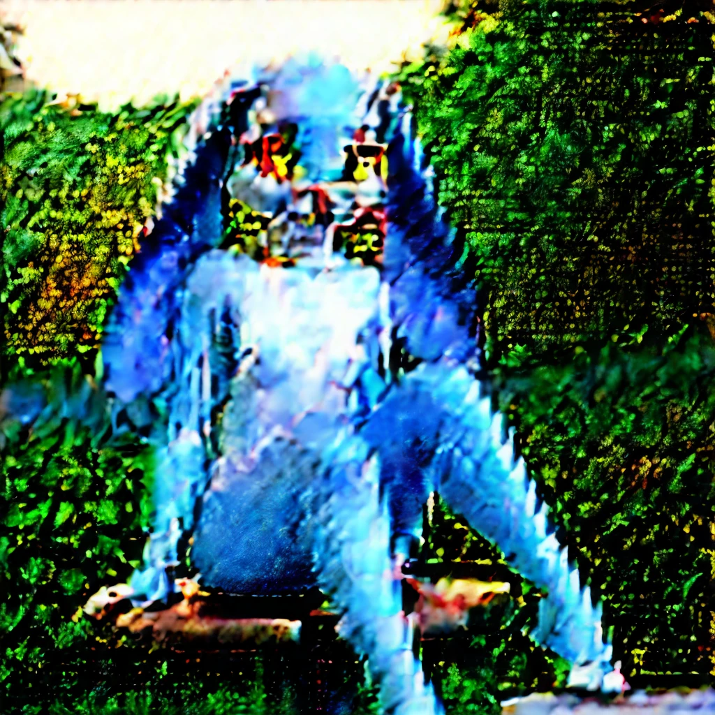 Bunny girl sitting on a toadstool looking at me hyperrealistic furry fursona photorealistic blue eyes long ears