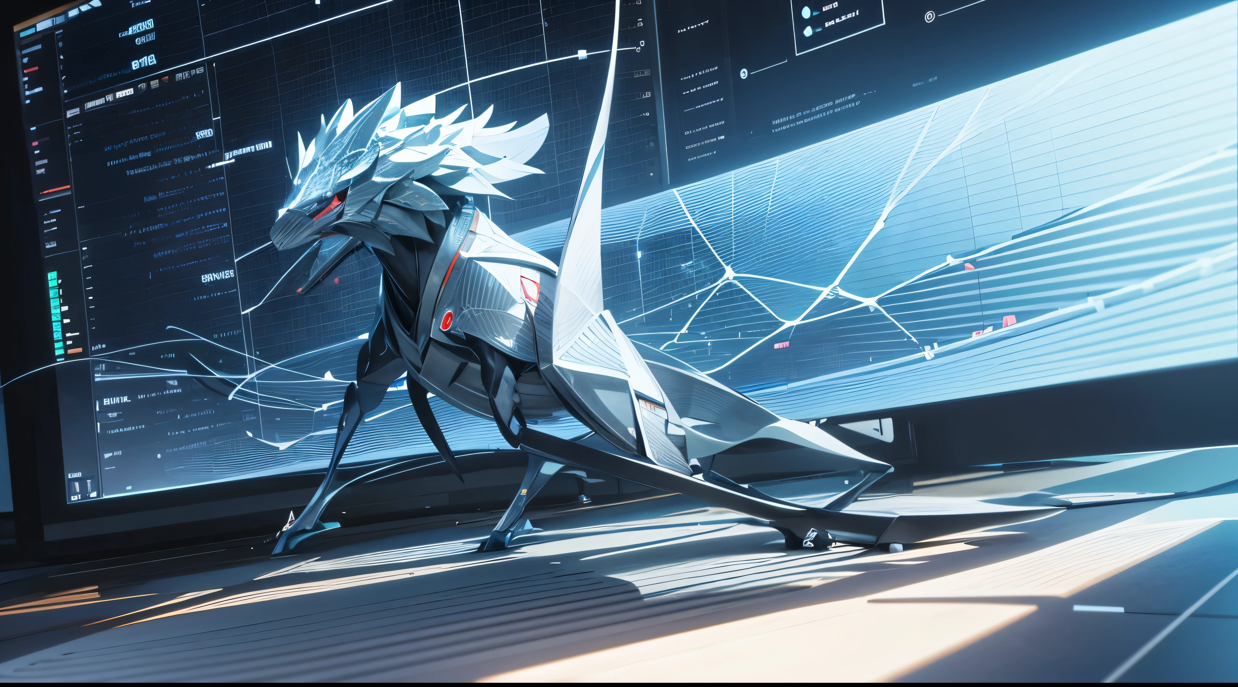 Engaging 3D visualization featuring stunning graphs、glinting