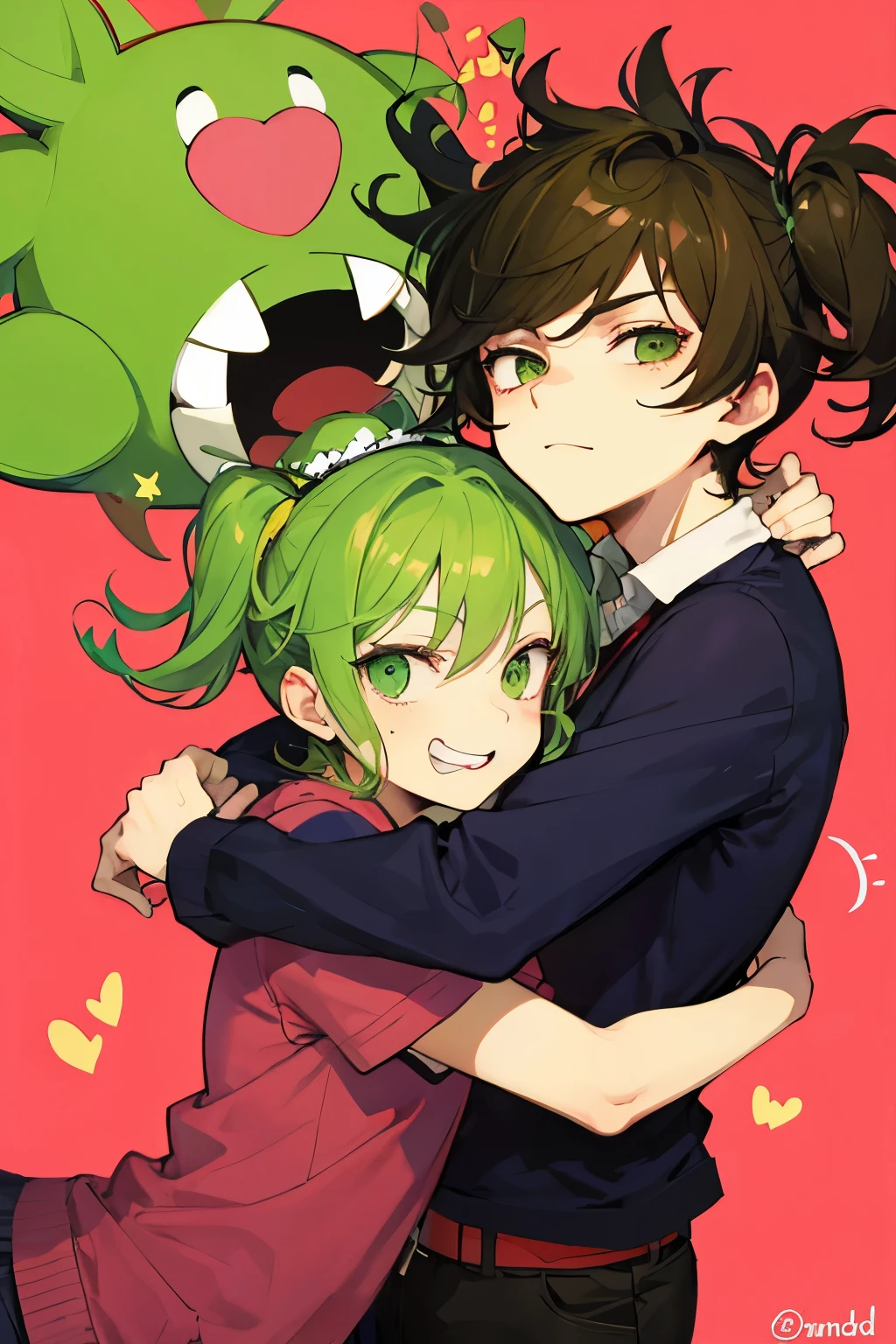Tord Eddsworld hugs tom Eddsworld