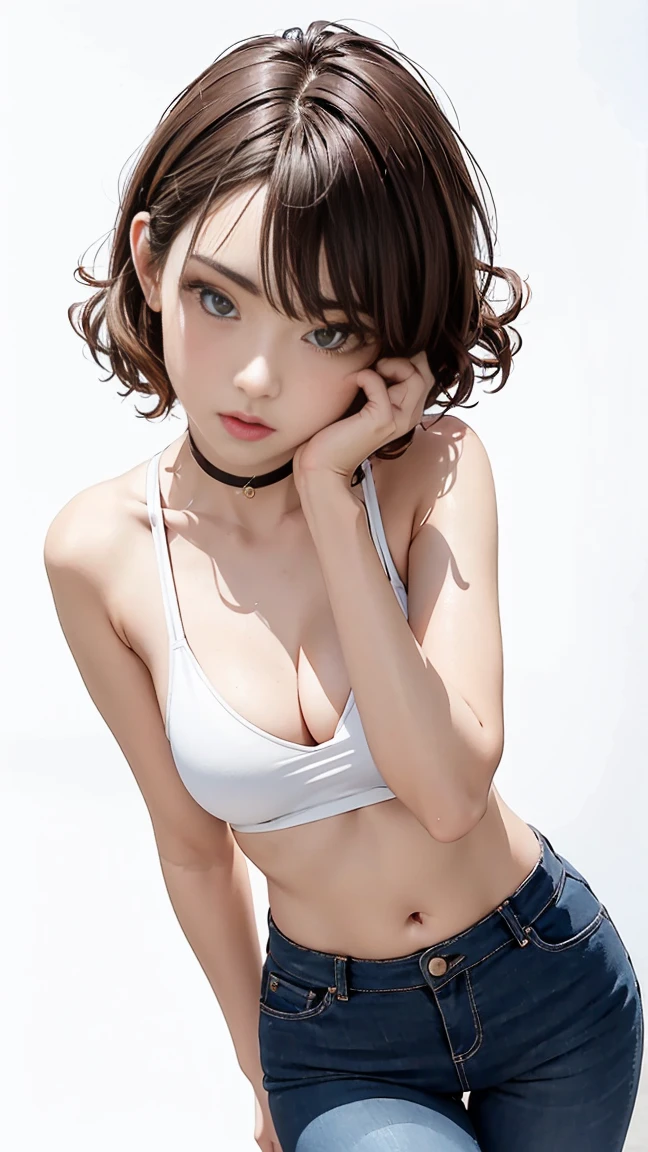 In the summer of Japan, August 2 is Pants Day, Beautiful girl enjoying a hot summer day wearing only panties.
She has a natural perm bob hairstyle, Blonde hair color with pink inner color. She has beautiful sparkling purple eye color, break
masterpiece, Best Quality,(Photorealistic: 1.4),Ultra High Resolution, unity 8k, (Beautiful detailed eyes:1.6),Symmetrical, extra detailed face, Perfect Lighting, (Perfect hands, Perfect Anatomy),(White background:1.3)