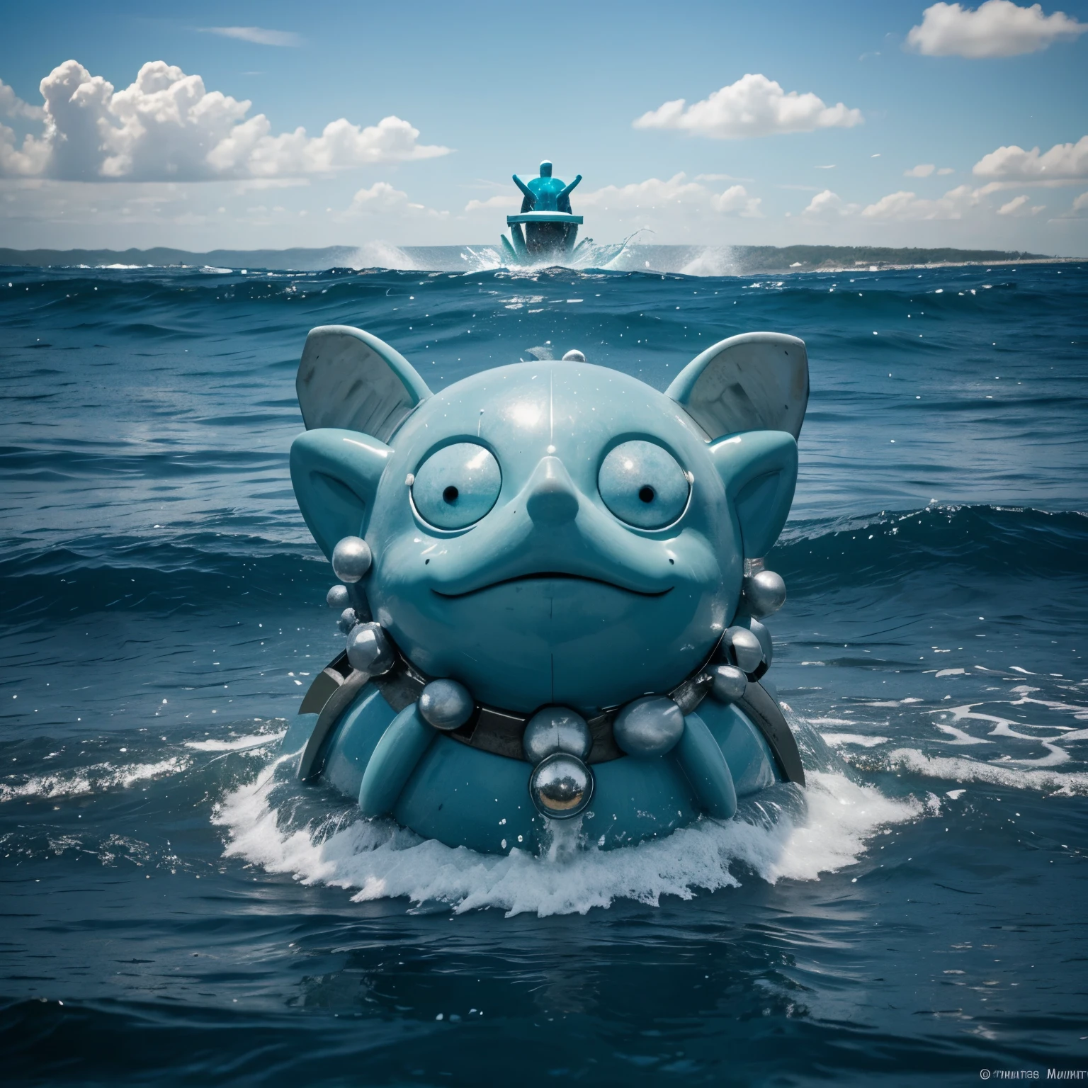 Sea art with a slight Neptune presence feeling