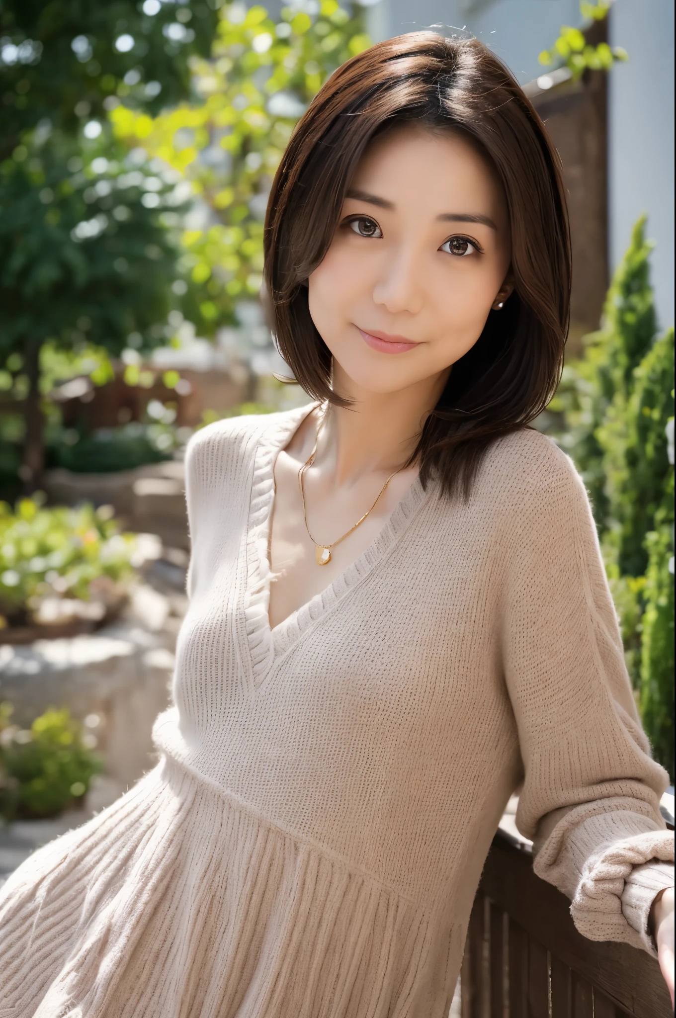 (High reality photograph, high resolusion, detailed face, detailed eyes) Skinny Japanese lady, 40 years old, various face expression, solo:1, skinny figure, small breasts, very thin waist, various hair style, various photo angle, casual clothes, full-body photo
