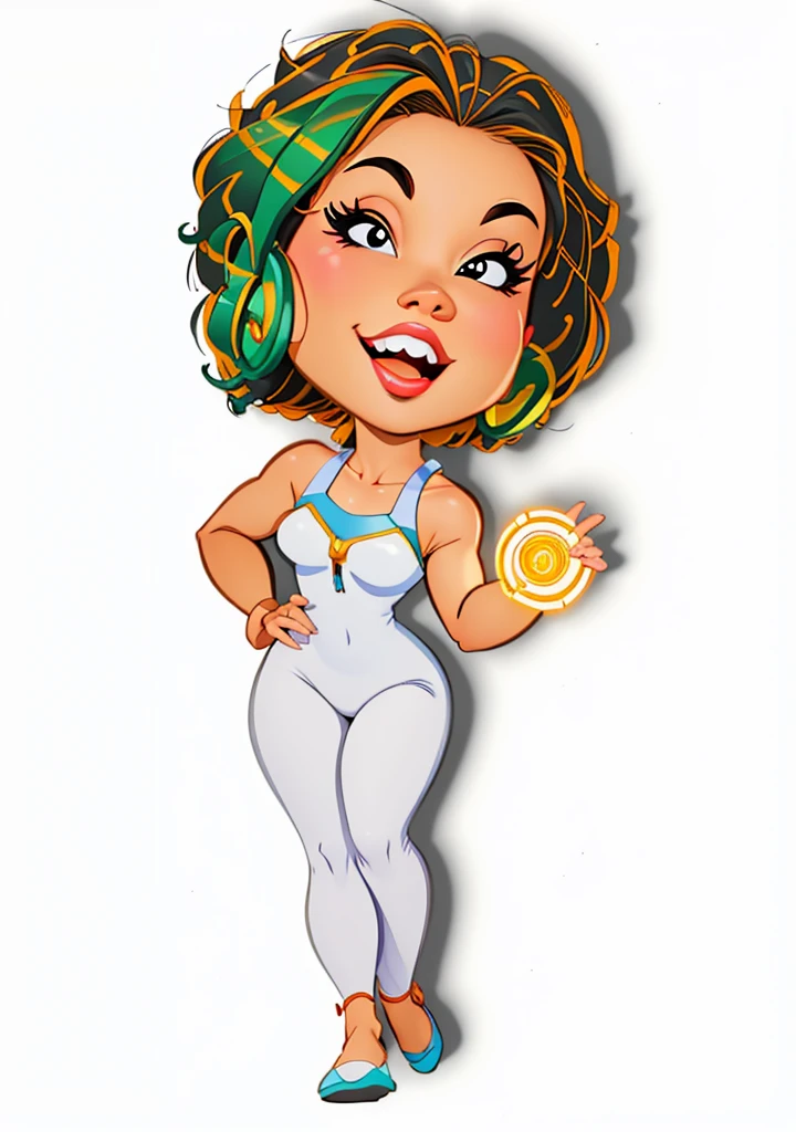 ((stickers)), April O'neil, Naked wearing a yellow thong and high heeled brown boots, short brown hair, bare breasts, erect nipples, model pose, full body portrait, ass view, shoes visible, Solo Female, vintage t-shirt design, in the style of hand drawing, 3D vector art, fantasy art, watercolour effect, Adobe Illustrator, hand-drawn, digital painting, low-poly, isometric style, retro aesthetic, focused on the character, (8k, 4k, intricate), (masterpiece:1.2), (best quality), (ultra detailed),