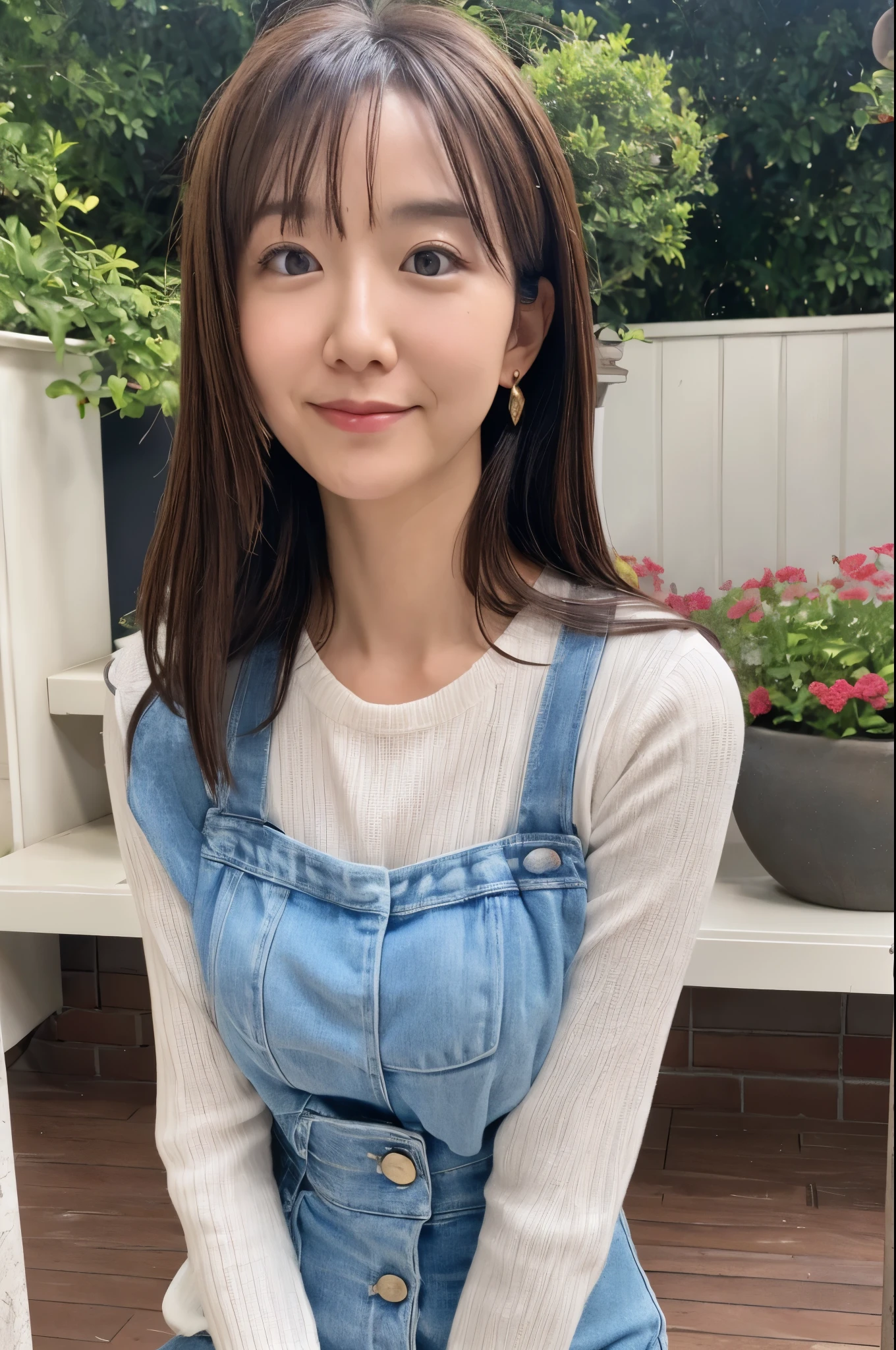 (High reality photograph, high resolusion, detailed face, detailed eyes) Skinny Japanese lady, 40 years old, various face expression, solo:1, skinny figure, small breasts, very thin waist, various hair style, various photo angle, casual clothes, full-body photo