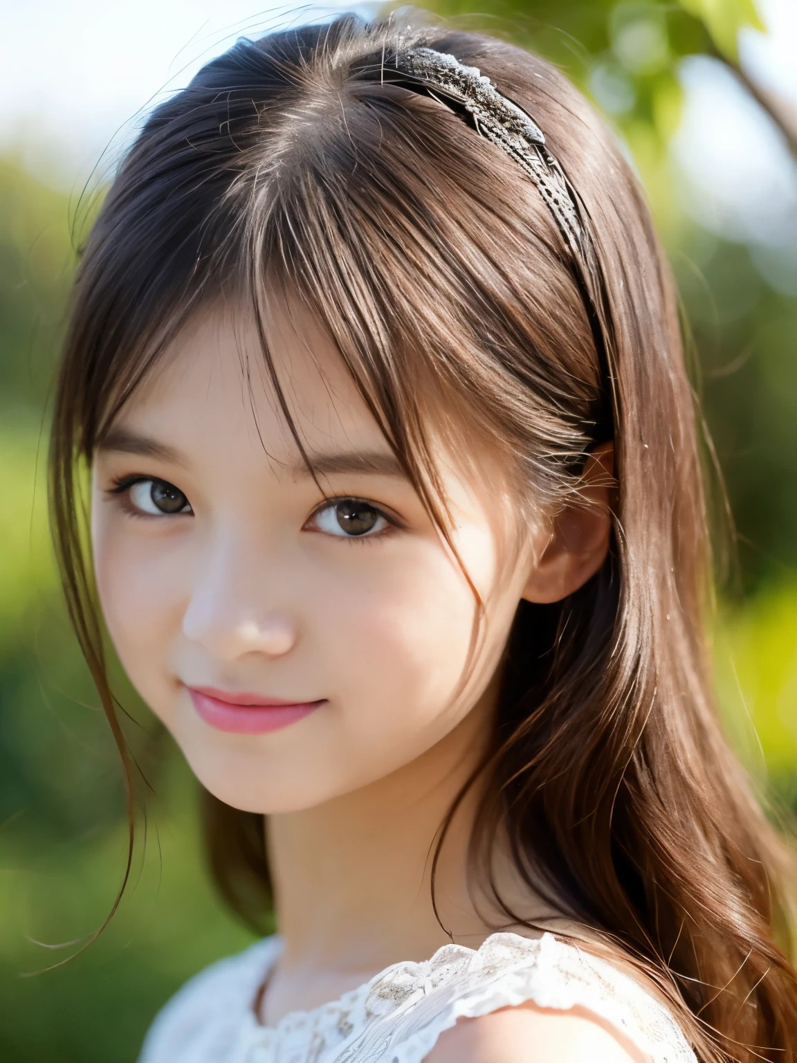 German、a beauty girl、cute little