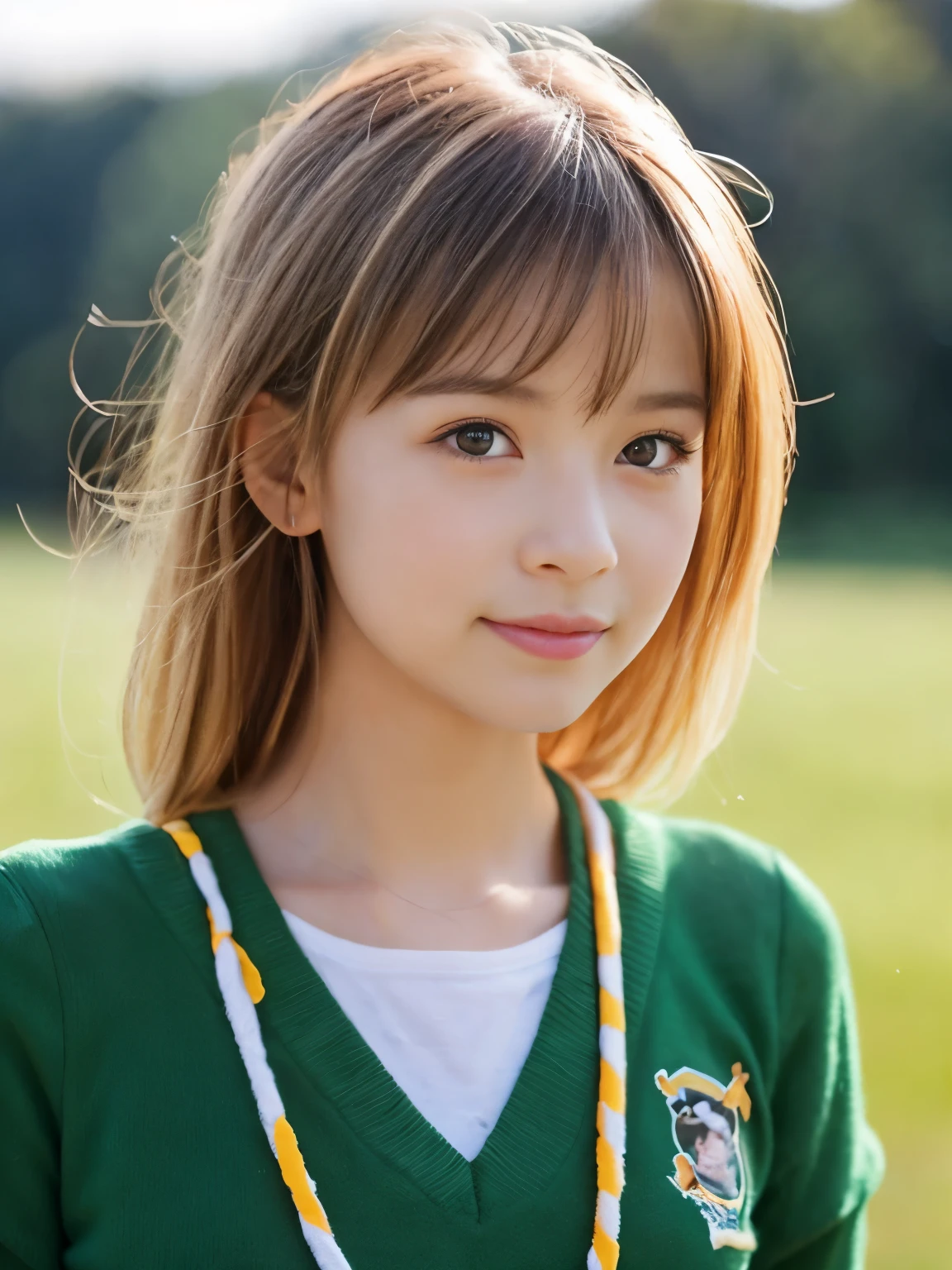 German、a beauty girl、cute little