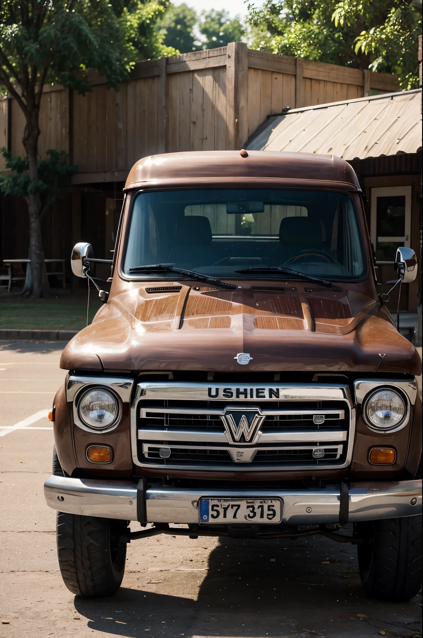 One men sitting truck bonnet men woody name vasco