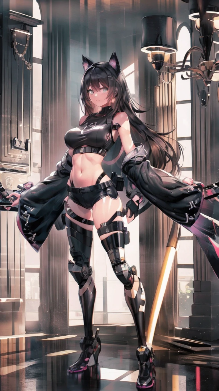 Anime gal Gadot ((best quality)), ((masterpiece)), (detailed), background of destruction, (high resolution:1.2), angry, too much detail, high tech, she is beautiful girl, short clothes, 25 years, full head, full body, whole legs, whole arms (extremely detailed CG united, 8k wallpaper), open plan, high detailed, photorealistic, sharp focus, cinematic,in action, big chests.