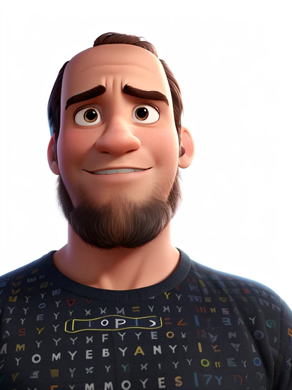 um homem estilo dysnei pixar, alta qualidade, melhor qualidade