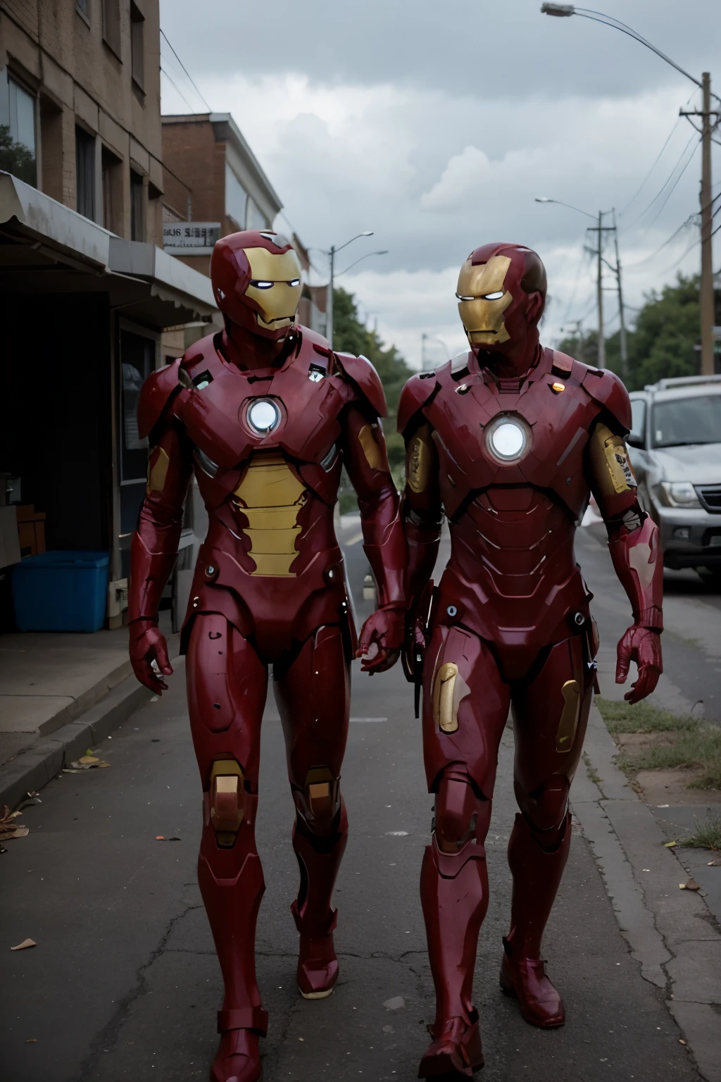Iron man kiling rick the walking dead