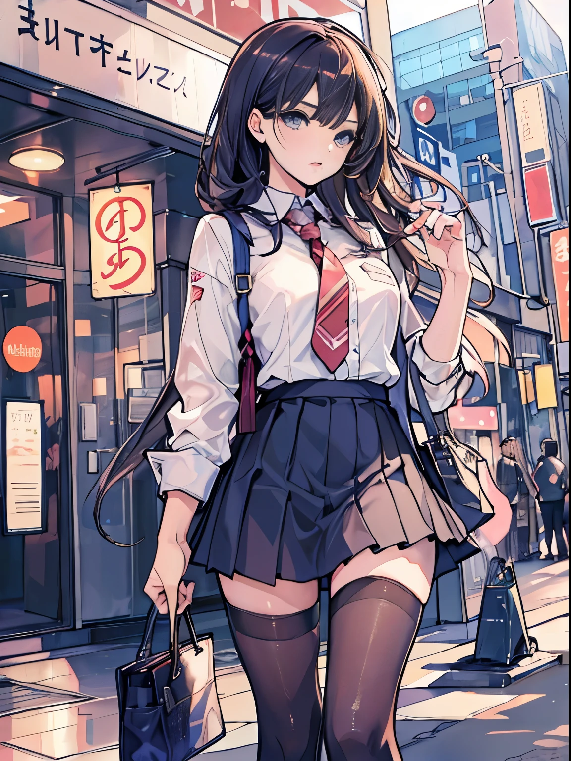 best qualtiy, 超A high resolution, (realisticlying:1.4), 1girll,a miniskirt,
