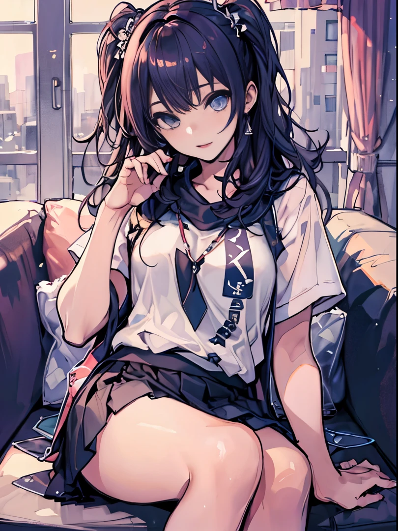 best qualtiy, 超A high resolution, (realisticlying:1.4), 1girll,a miniskirt,
