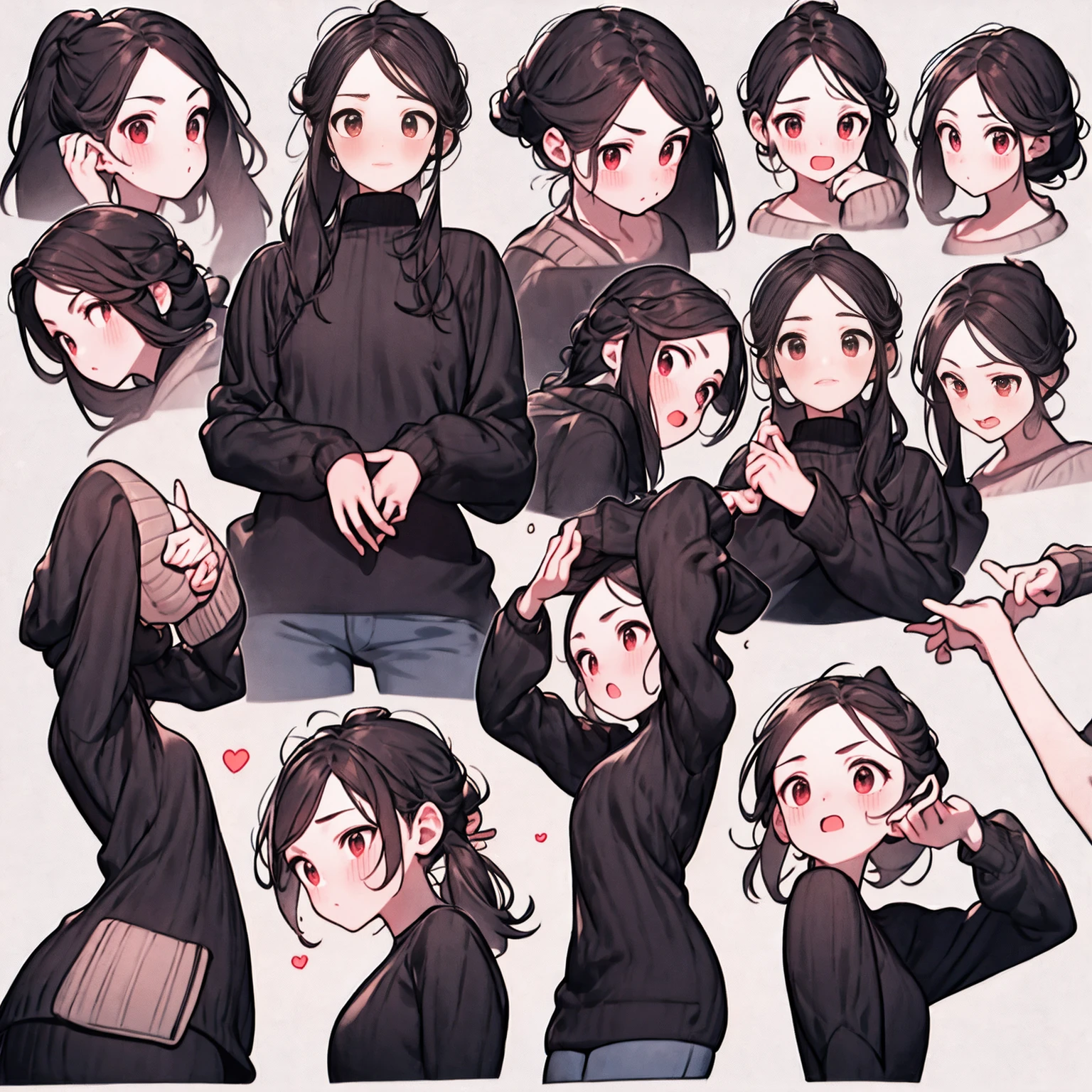 Avatar bonito da ,pacote de emojis,Pequeno diabinho,(9 emojis,Folha de emojis,Alinhar arranjo),9 poses and expressions(Luto,espanto,Divirta-se,arousal,grandes risos,irritado,doubt,Touch your head,Vender moe, esperar),anthropomorphic style,estilo disney,black strokes,different emotions,9 poses and expressions,8k