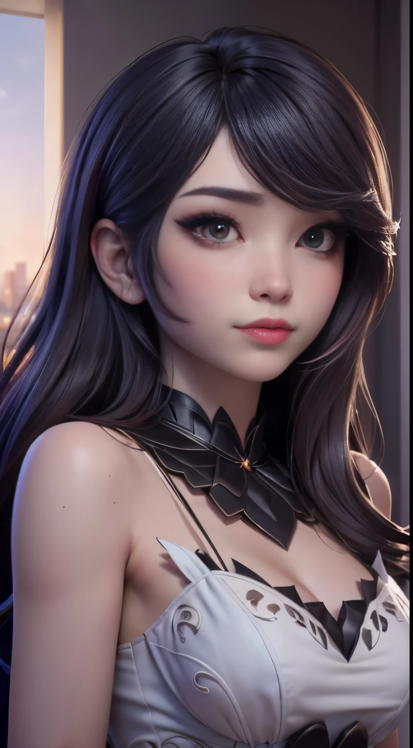 photo of Emiru, RAW, beautiful woman, ((portrait)), ((detailed face:1.2)), ((detailed facial feature, detailed skin, clear skin), (perfect proportioned body), (wearing a colorful dress) (high detailed city environment, apartment balcony), (realistic photo, best quality, detailed), (8k wallpaper), (cinematic lighting, dramatic lighting) (sharp focus, intricate)