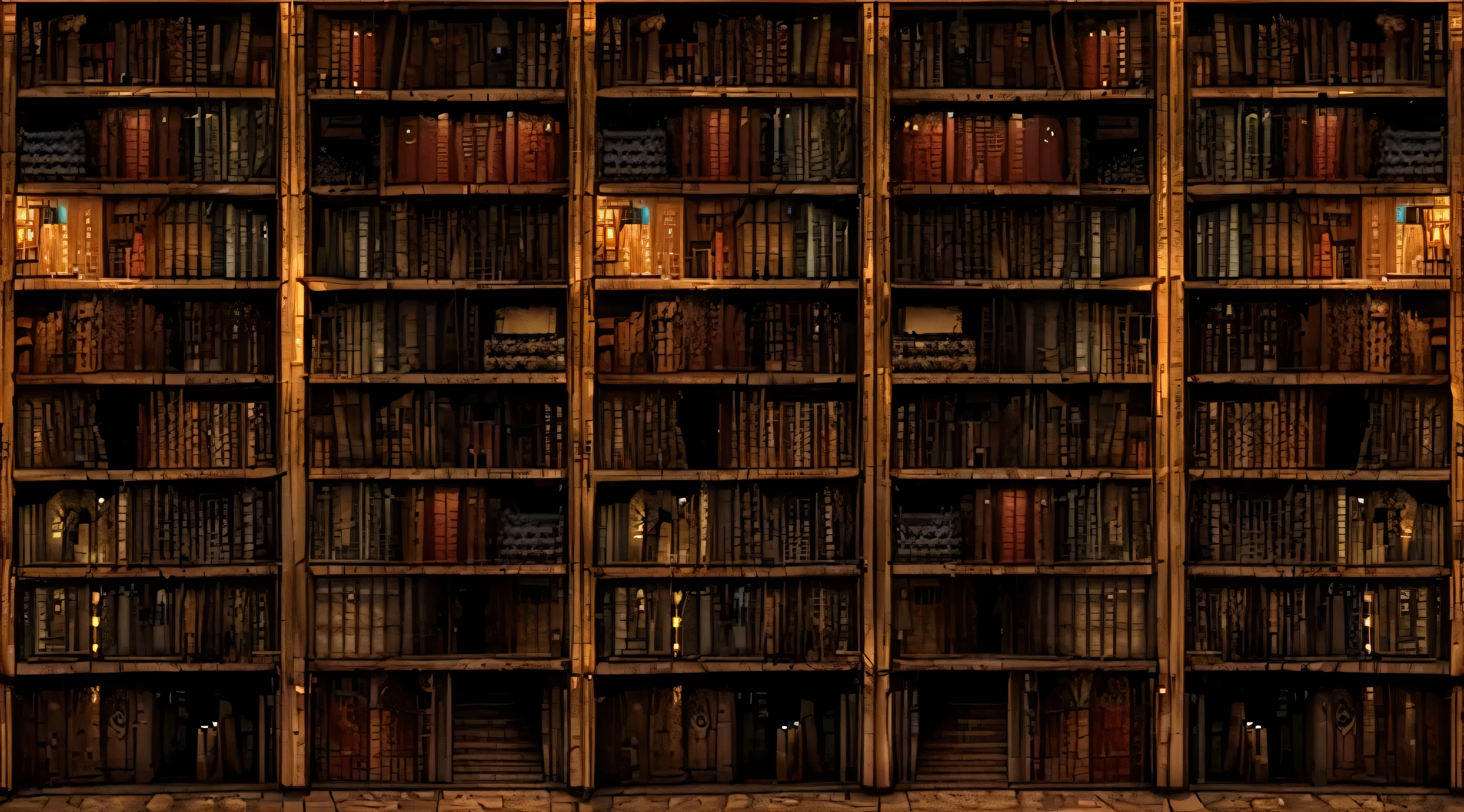 row of books on the sidewalk, storybook illustration, by Jacek Yerka, winner of the shutterstock competition, Beautiful panoramic photos, Rounded architecture, blackboard, giant snake castle, populated on many levels, Innovative Product Concepts, round doors, a photo of a, Elaborate