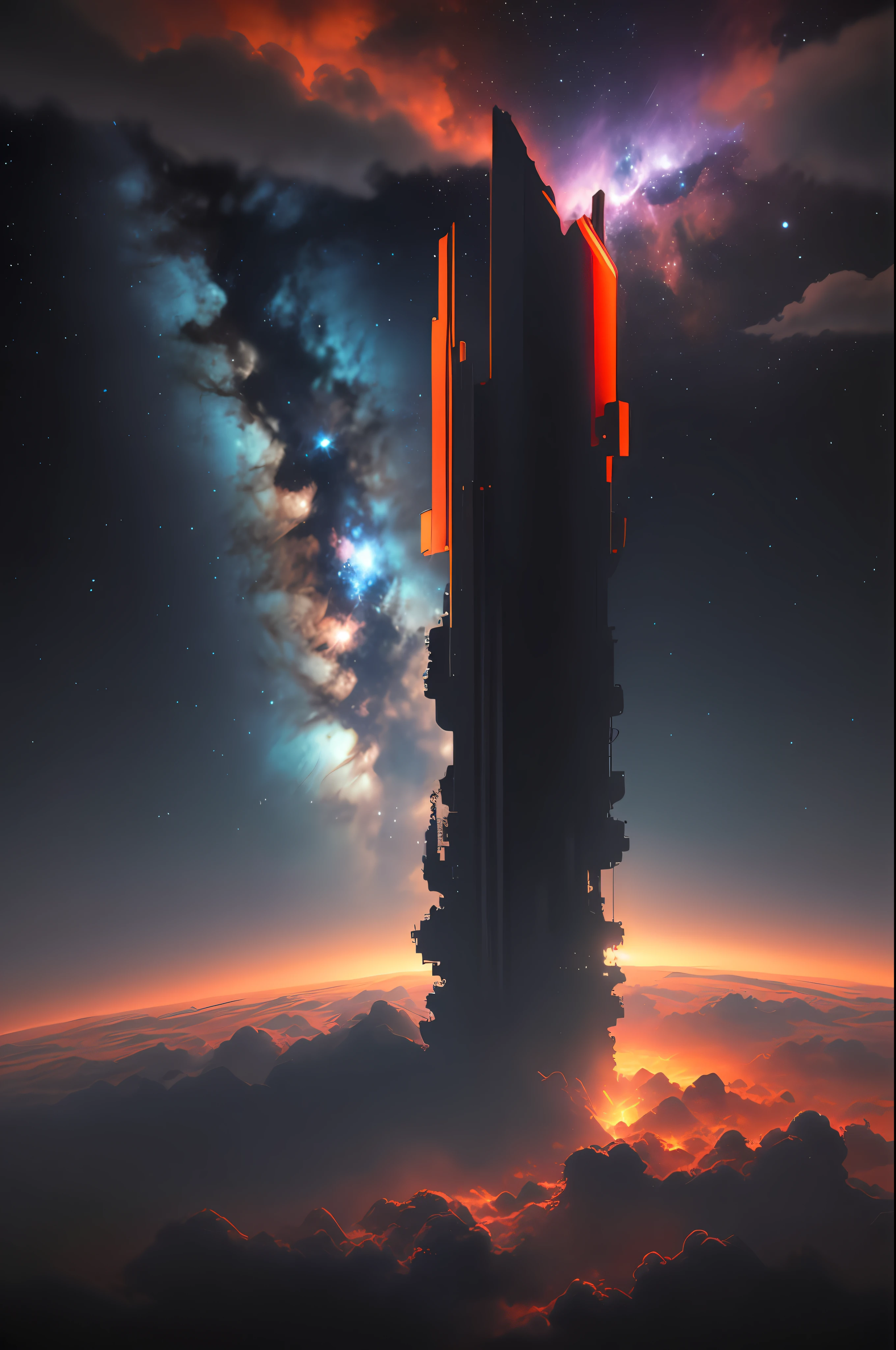 red space cloud, galaxy, cosmos, deep space, surrounded by darkness, distant star, red star, bright star, red space, 8K resolution, ultra detailed, Fantasy vibe, centered, dreamlike, intricate detail, Cinematic Lightning, Unreal Engine, Realistic, Photorealistic, Hyper-detailed, insane details, Super-Resolution, Megapixel, FKAA, TXAA, RTX, SSAO, Post Processing