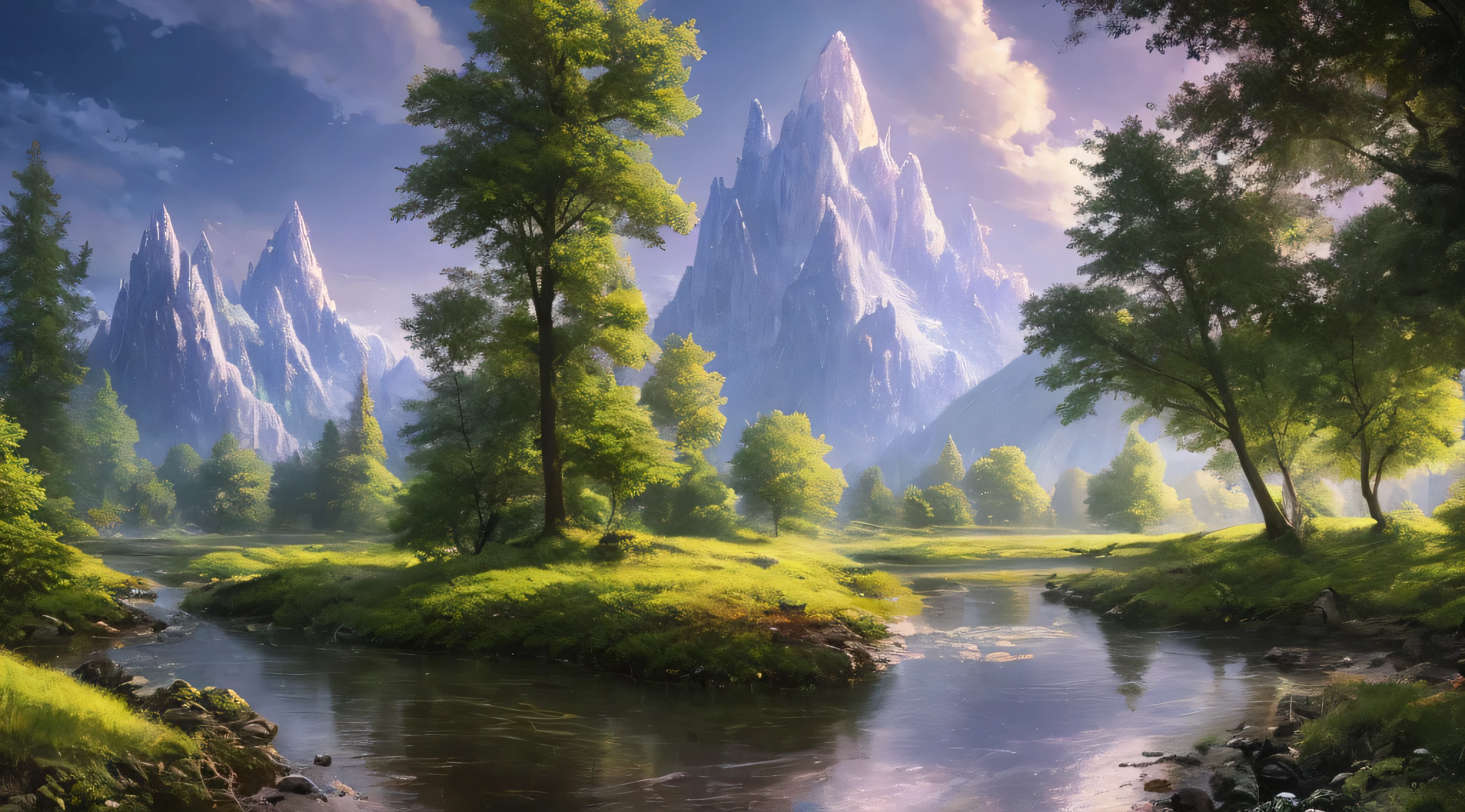 masterpiece, best quality, high quality,extremely detailed CG unity 8k wallpaper, An enchanting and dreamy scene of a fantasy forest, with towering trees, hole and hidden fairy glens, creating a sense of mystique and enchantment, artstation, digital illustration, intricate, trending, pastel colors, oil paiting, award winning photography, Bokeh, Depth of Field, HDR, bloom, Chromatic Aberration ,Photorealistic,extremely detailed, trending on artstation, trending on CGsociety, Intricate, High Detail, dramatic, art by midjourney