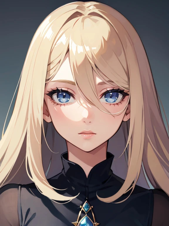 Beautiful supermodel with blonde hair, A strand of hair with a slight glare, grey-blue eyes, Mixed environment, Undried paint, Gemstone beetle, colorized background, Liquid color flows down her face, Photographer: Jinna Chang. --v 6