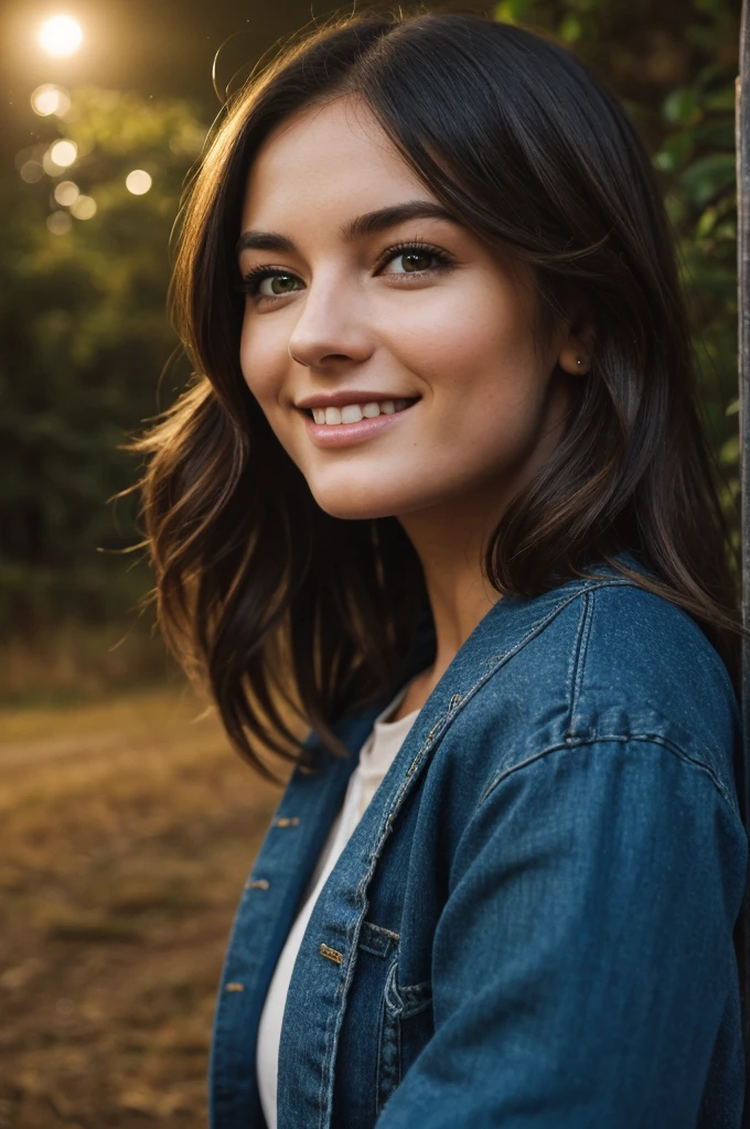 Low angle, night photography, in the countryside, under the winter starry sky,
1 gorgeous woman,
23 ans,
subtle smile,
flirts with the camera,
she’s a model, pose,
(European girl:1.2), (random hair:1.3),
(Realistic hair:1.2),
(realistic eyes:1.2),
(Beauty face:1.erfect body,
perfect hands, perfect clothes,
Kodak gold 200,
National Geographic style,
Best quality, ultra highres, (photoreallistic:1.4), 8k,