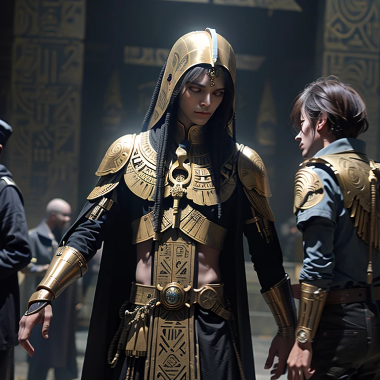 (Horus castrates Seth)