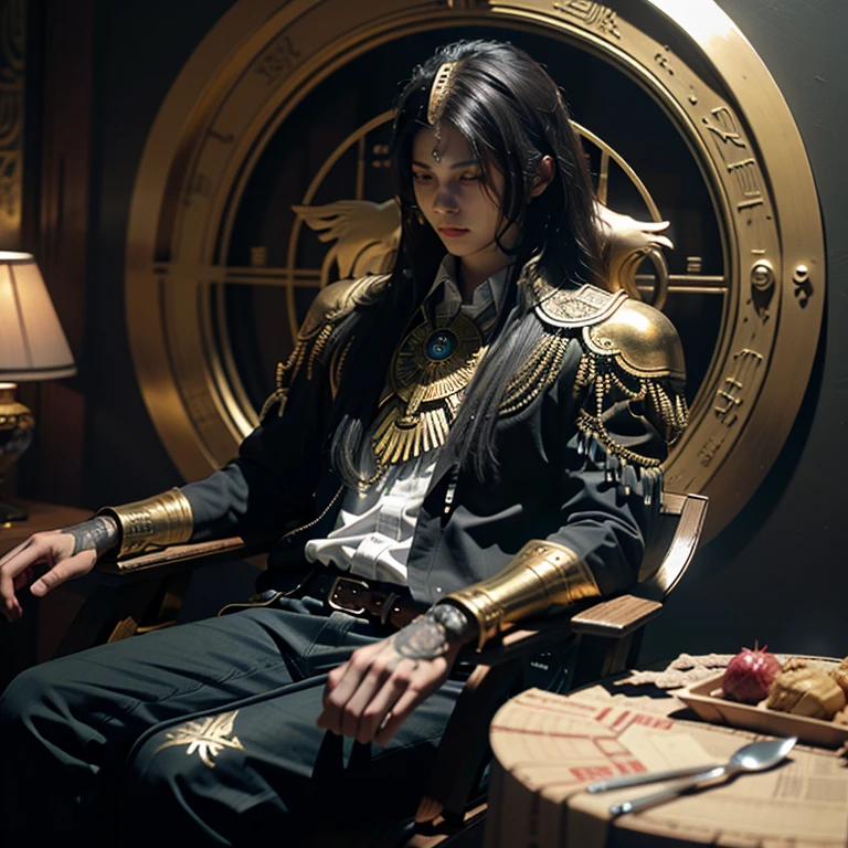 (Horus castrates Seth)