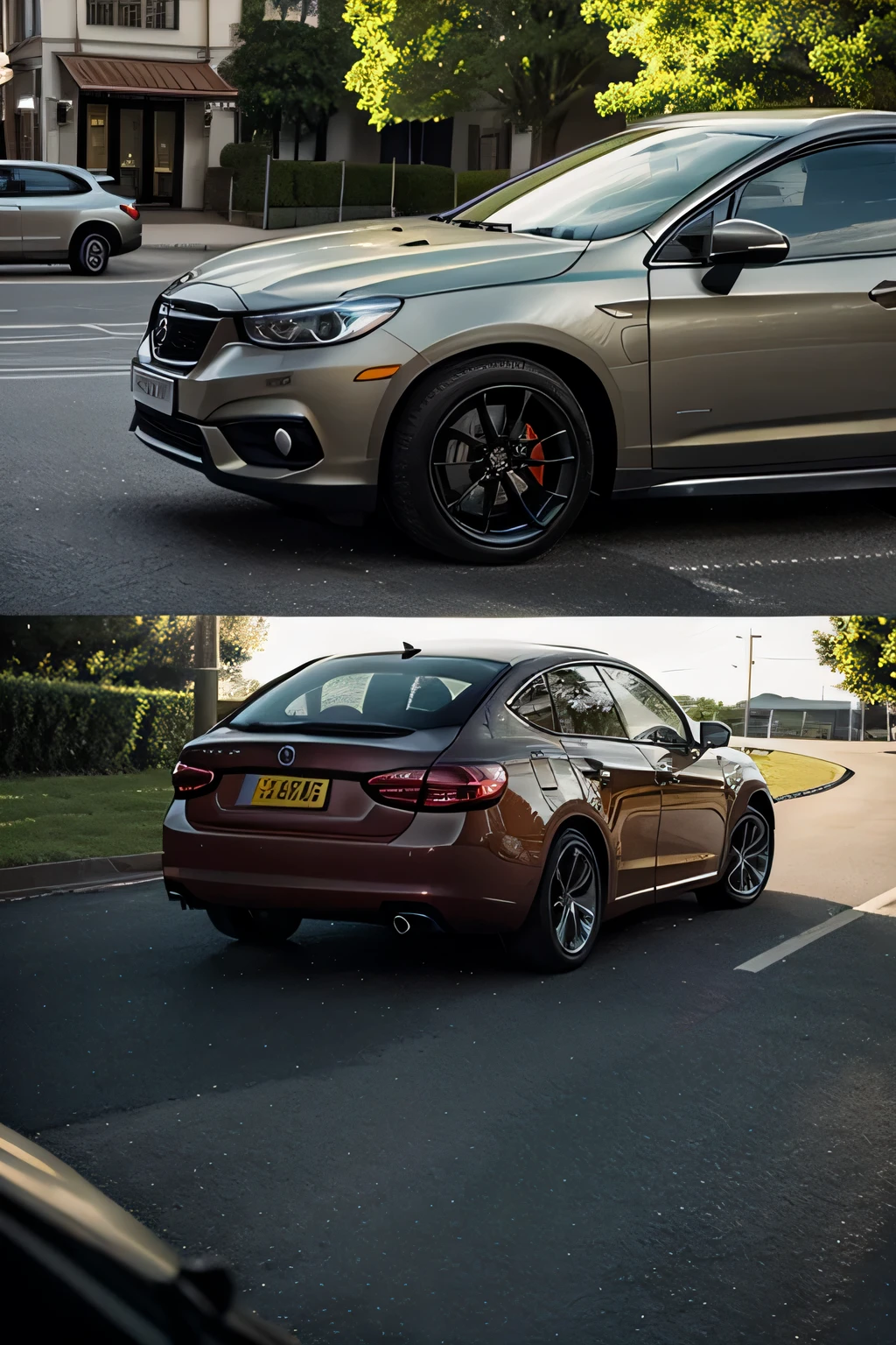 Photos where the car is highlighted and the car appears larger