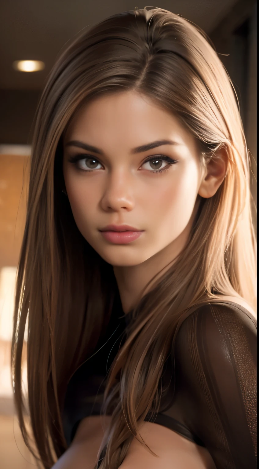 photo of Little Caprice, RAW, beautiful woman, ((portrait)), ((detailed face:1.2)), ((detailed facial feature, detailed skin, clear skin), (perfect proportioned body), ((nsfw:1.5)) (high detailed city environment, apartment balcony), (realistic photo, best quality, detailed), (8k wallpaper), (cinematic lighting, dramatic lighting) (sharp focus, intricate)