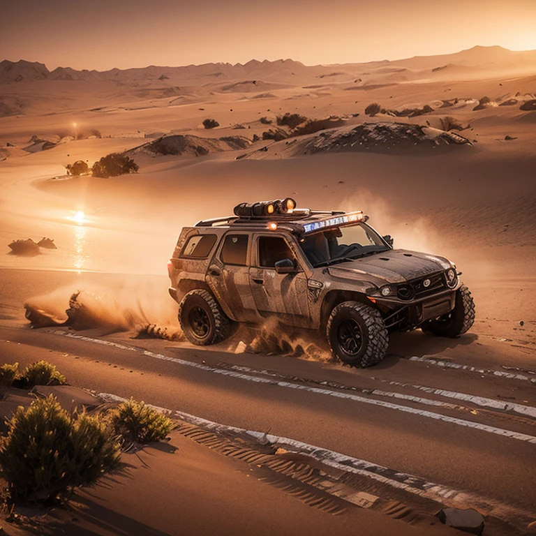 Make the vehicle more dilapidated,Added city ruins