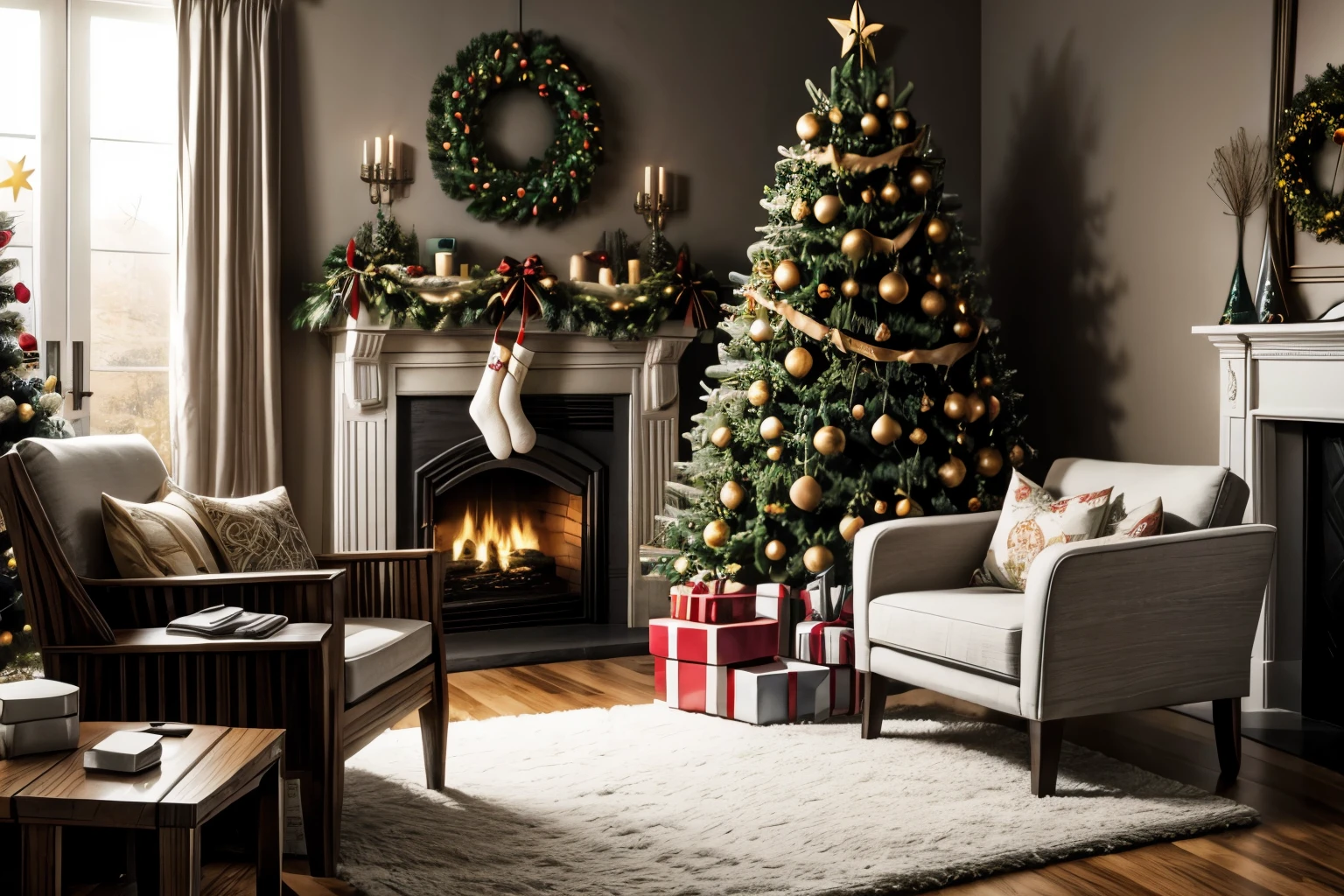 Christmas-style home decoration