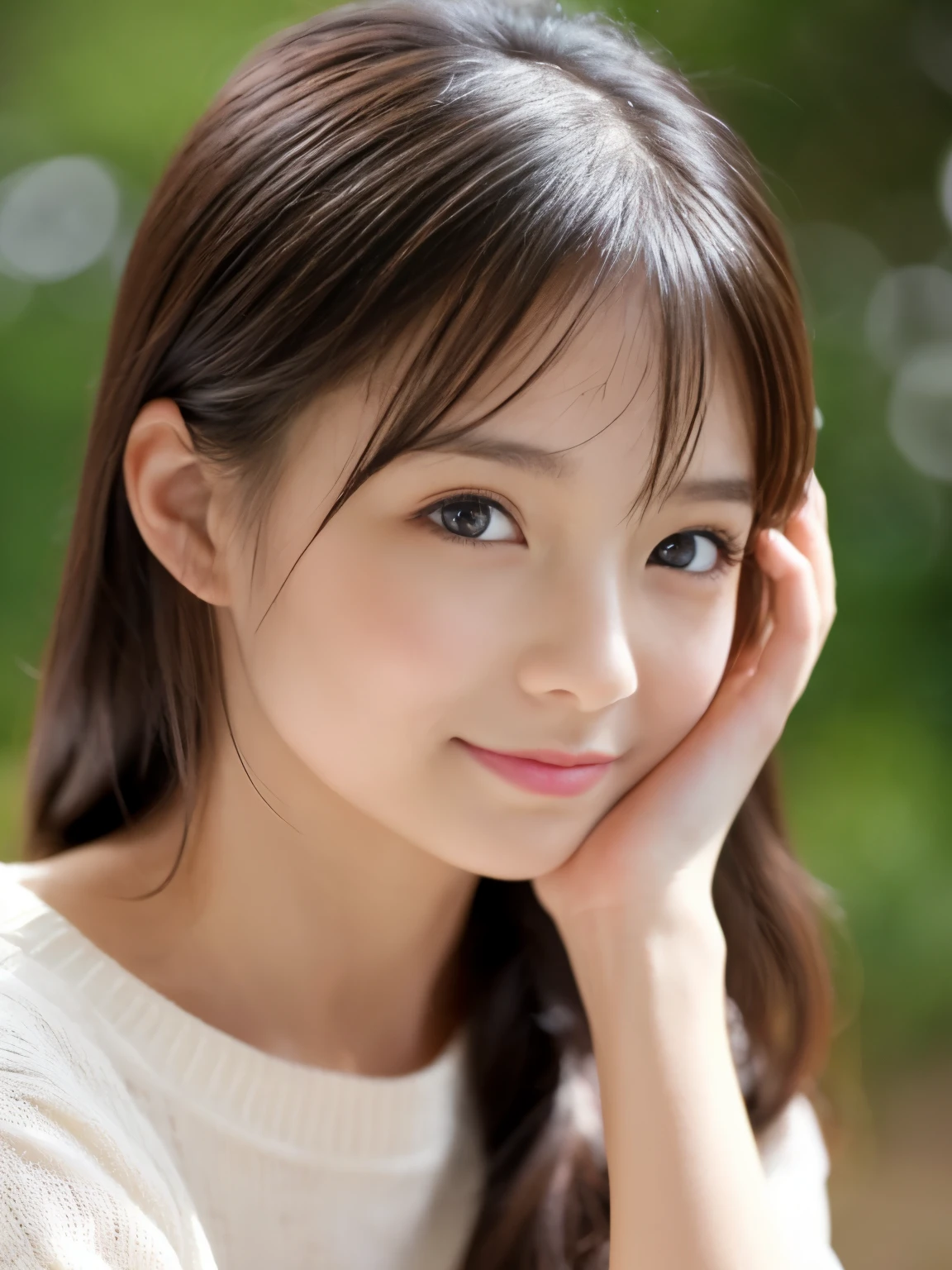 German、a beauty girl、cute little