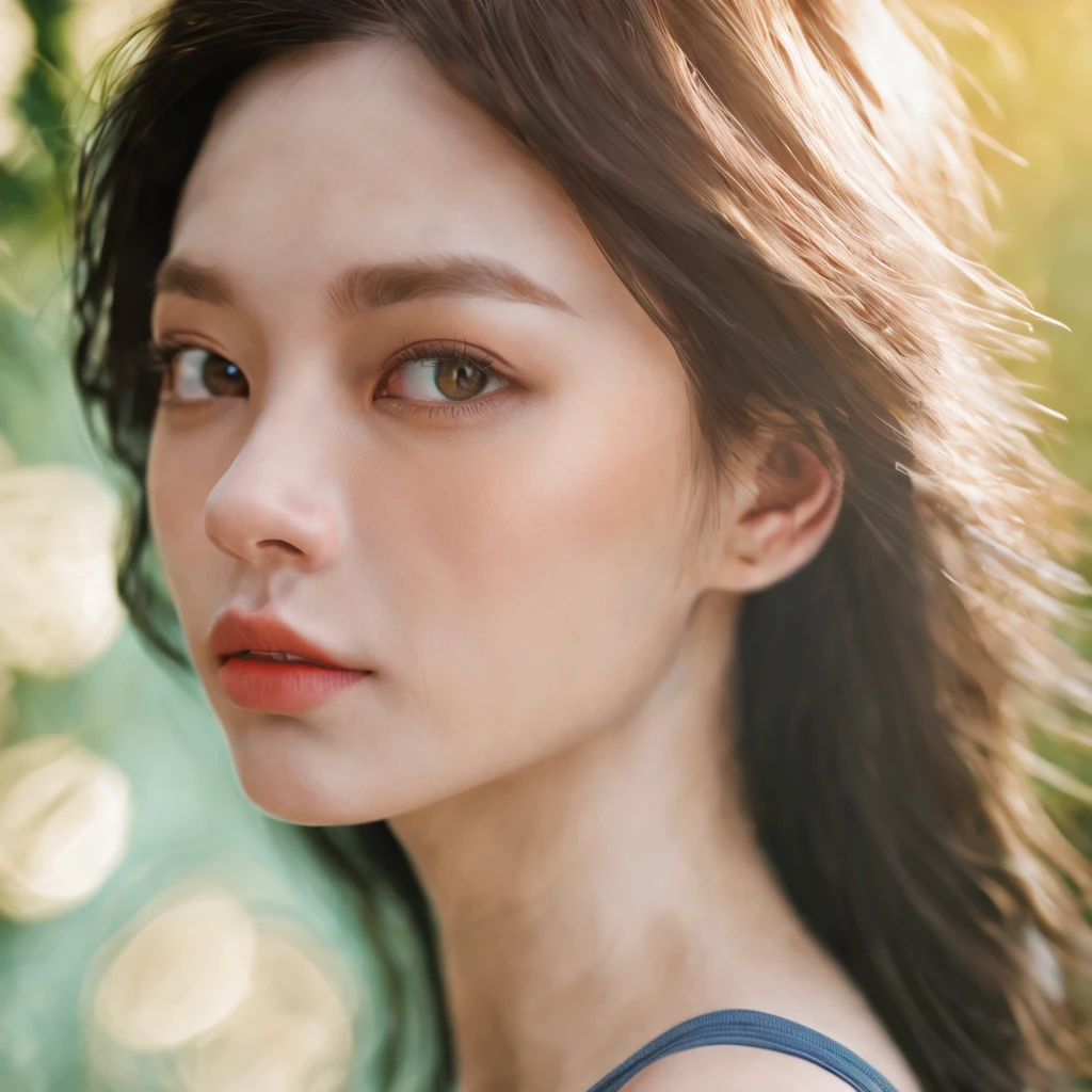 A girl in a garden,illustration,beautiful detailed eyes,beautiful detailed lips,extremely detailed eyes and face,longeyelashes,best quality,4k,8k,highres,masterpiece:1.2,ultra-detailed,realistic,photorealistic,photo-realistic:1.37,HDR,UHD,studio lighting,ultra-fine painting,sharp focus,physically-based rendering,extreme detail description,professional,vivid colors,portraits,landscape,horror,anime,sci-fi,photography,concept artists,vibrant colors,warm tones,soft lighting