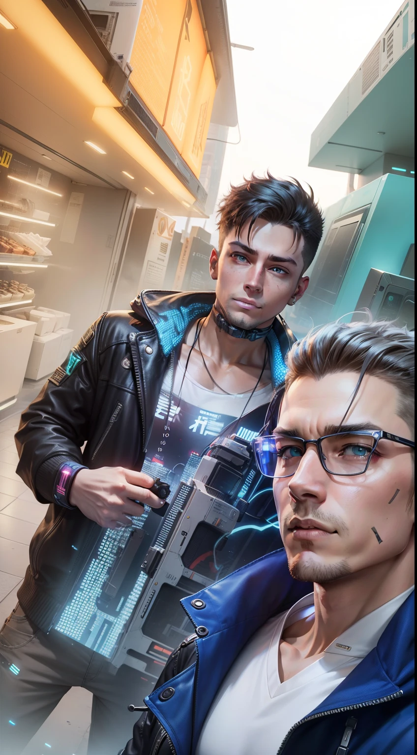 cyberpunk,smartboy,lighting realistic background,8k,u4