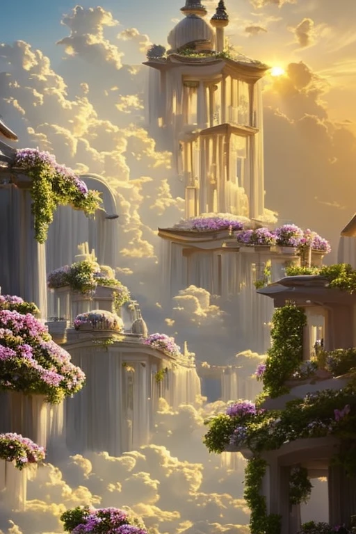 Cloud-Welt, Engel fliegen herum, Majestic gates and columns, Sonne und Mond und Sterne, im Himmel, 
Meisterwerk, best quality, Ultra-detailliert, 
Sidon, Sidon-Stil
(fotorealistisch), An extremely delicate and beautiful, Depth of field, Filmkorn, Professionelle Beleuchtung, 
Photonen-Mapping, radiosity, Physikalisch basiertes Rendering,