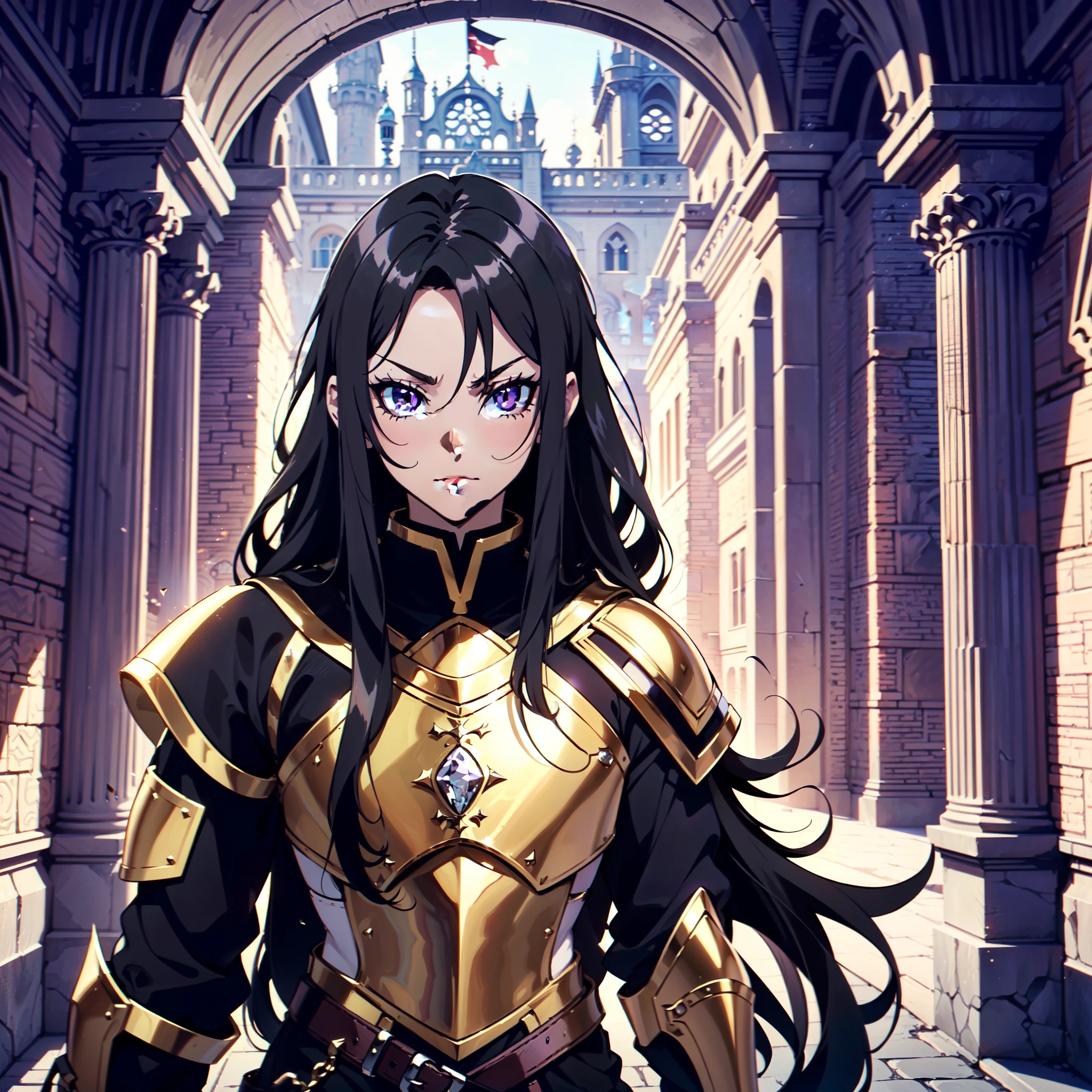 128K Ultra High Definition,
128K Ultra High Quality,
128K Ultra High Resolution,
Best Definition,
Best Quality,
Best Resolution,
Perfectly Detailed,
Perfectly Designed,
Extremely Detailed,
Extremely Designed,
Hyper Detailed,
Hyper Definition,
Hyper Quality,
Hyper Resolution,
Masterpiece,
(((Anime))),
Body Shot,
(((Boy))),
Handsome,
Muscular Body,
(((Black Long Hair))),
(((Purple Eyes))),
(((Hyper Detailed & Perfectly Designed With Ultra High Quality Diamond Warlord Armor))),
(((Inside Of Medieval Royal Palace Background Scenery))),