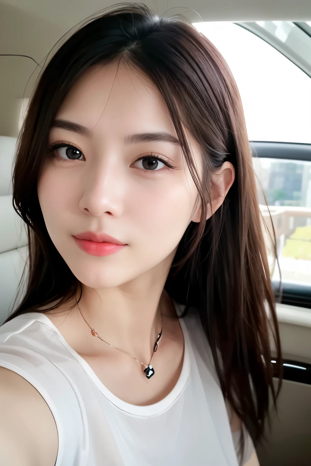 True:1.4),(超realisticlying:1.4),(realisticlying:1.3),(Smoother lighting:1.05),(Increase movie lighting quality:0.9),32K,1girl,20yo girl,realisticlying的照明,The light from the back window is backlighted,light in face,Ray traching,(Brighten light:1.2),(enchanced quality:1.4),(Best quality real textured skin:1.4),finely quality eyeine face,finely quality eyes质量,(delight,Be red in the face),(Tiredness, sleepiness, contentment),closeup of face,tee shirt,(Increased Body Line Mood:1.1),(Increases skin texture beauty:1.1)