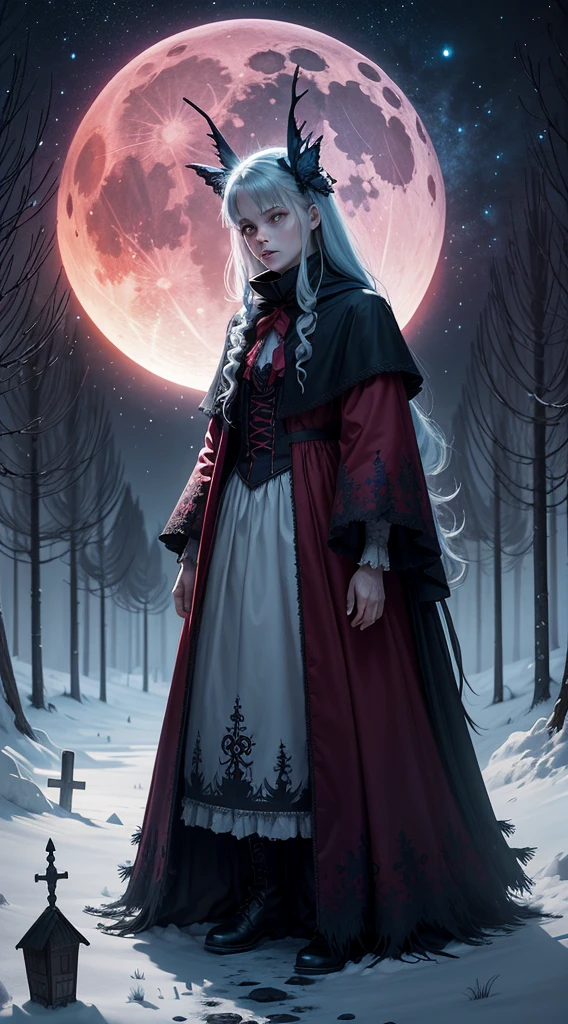 fairy wolrd, snow forest and colorfull mushroom, galaxy sky, lighting colorfull butterfly, big moon, blue river, Sakura, more followers,a supernatural horror.a creature of the night.terror incarnate.Very angry voodoo,The scary Snow Mountain Cemetery has a scary suit man with long arms and legs. Thick mist wraps the vines, There is a big red moon behind,a haunted house,strange forest,abandoned shelter,Creepy doll,Sinister shadows,Possessed by demons,Haunted dollhouse,The Cursed Mirror,Prank activity,zombies apocalipsis,Spooky cemetery,,Evil spirits,