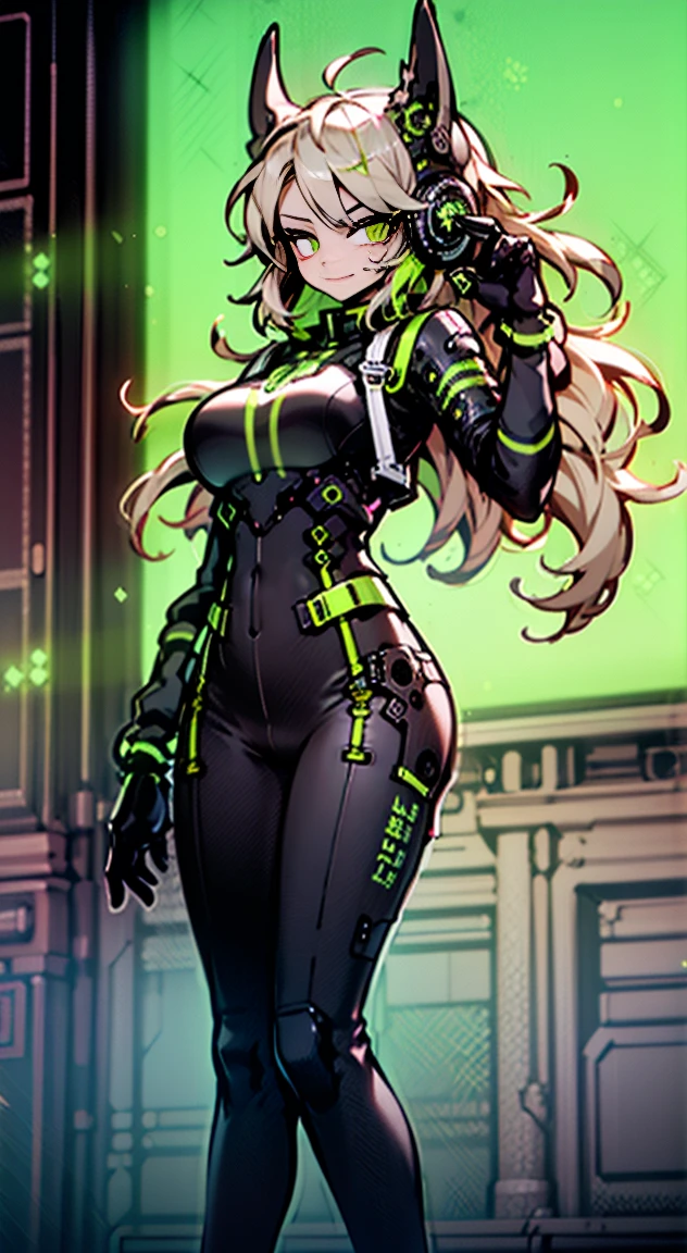 8K,Ultra Detail,ultra-quality,ultra precision,ultimate masterpiece,wolf Girl,big boobs,big Thigh,bomber jacket,long leather pants,long twin tail(blond)(innercolor of pink),cool Graffiti on the wall,Cyber punk mask,Theme of Cyber Punk,stylish Action pose,