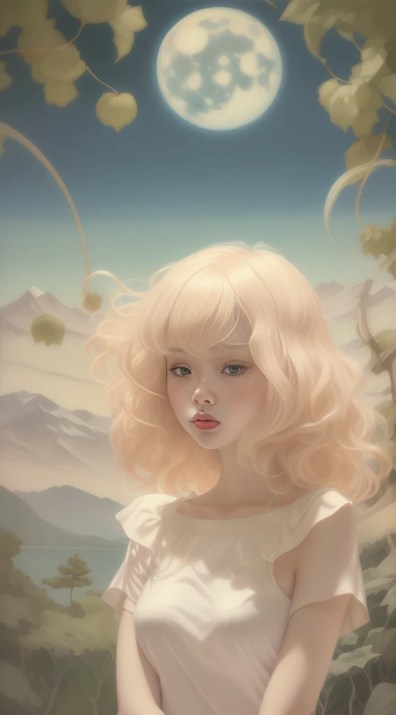 cyber punk perssonage，the night，Mountains and seas are willows，Hydra anthropomorphizes，ln the forest，