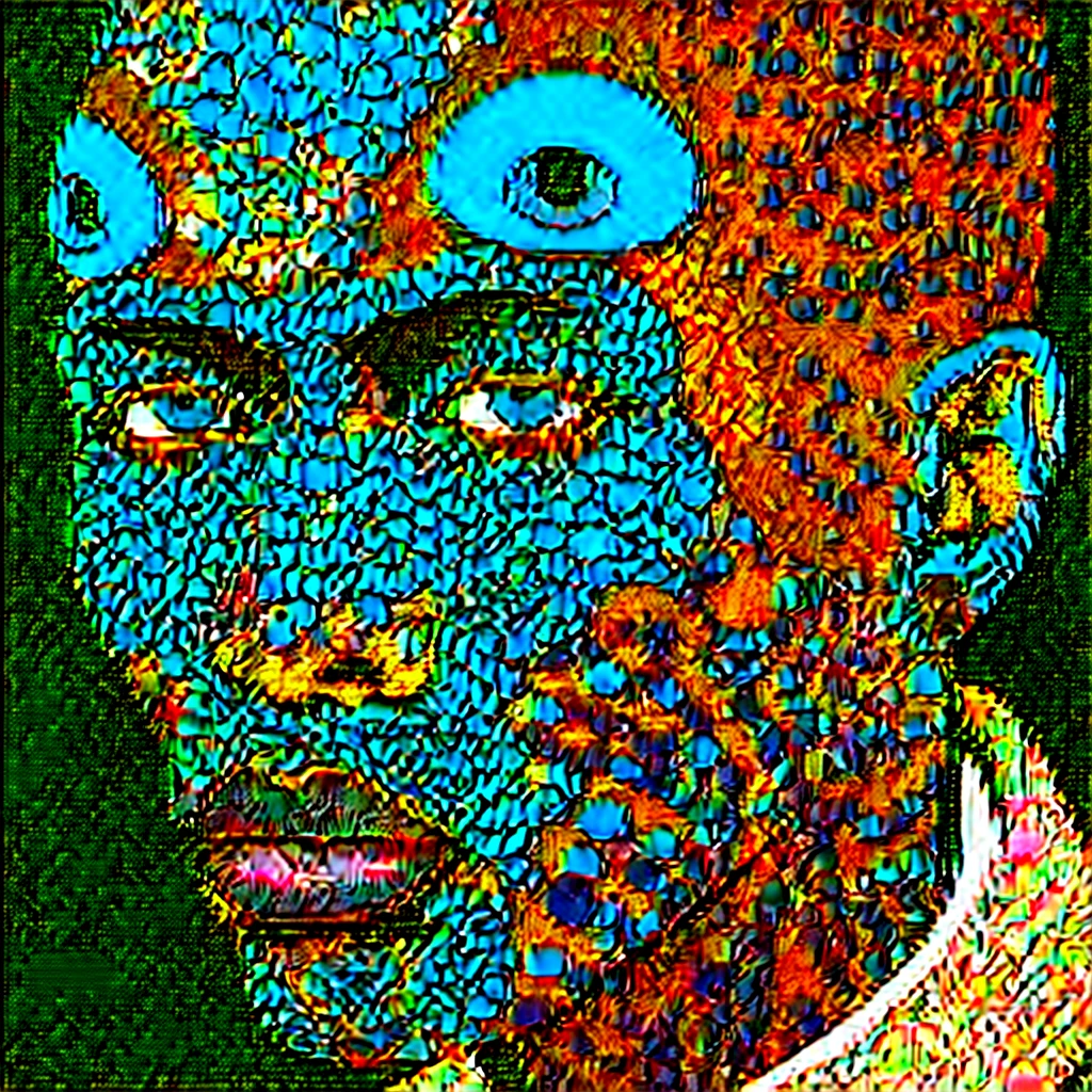 arafed man with a strange face and a strange hand,tryptamine,highly detailed backmouth,yellow pupils,shintaro kago,is essentially arbitrary,all inside frame,afropunk,apophis,no - pupils,recommended,
